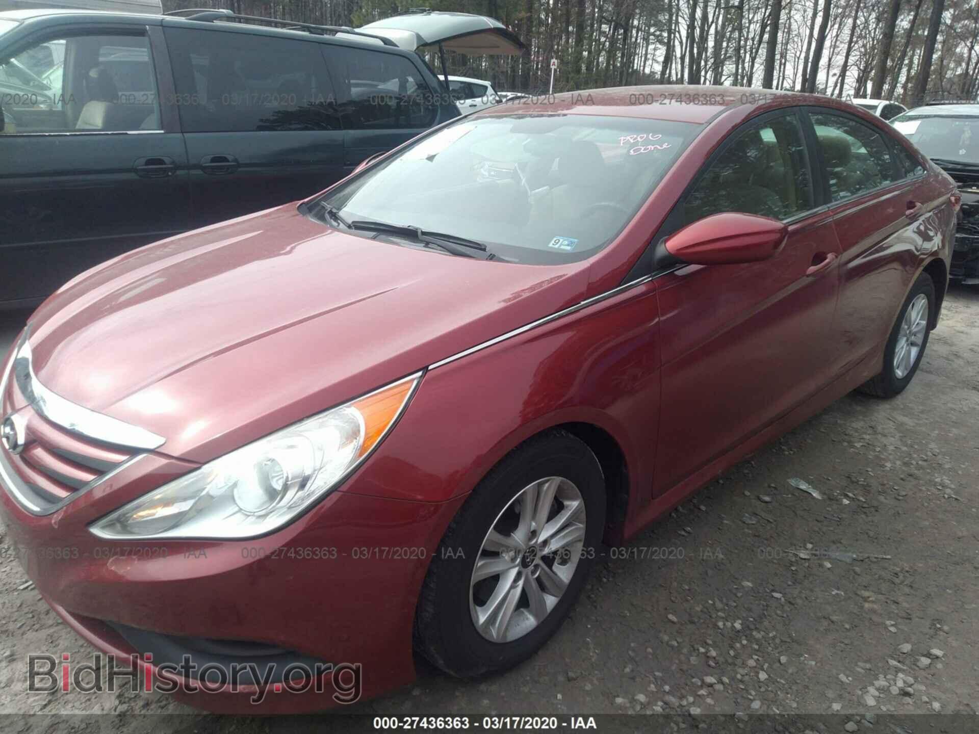 2014 HYUNDAI SONATA - VIN: 5NPEB4AC2EH886008 - Фото 2