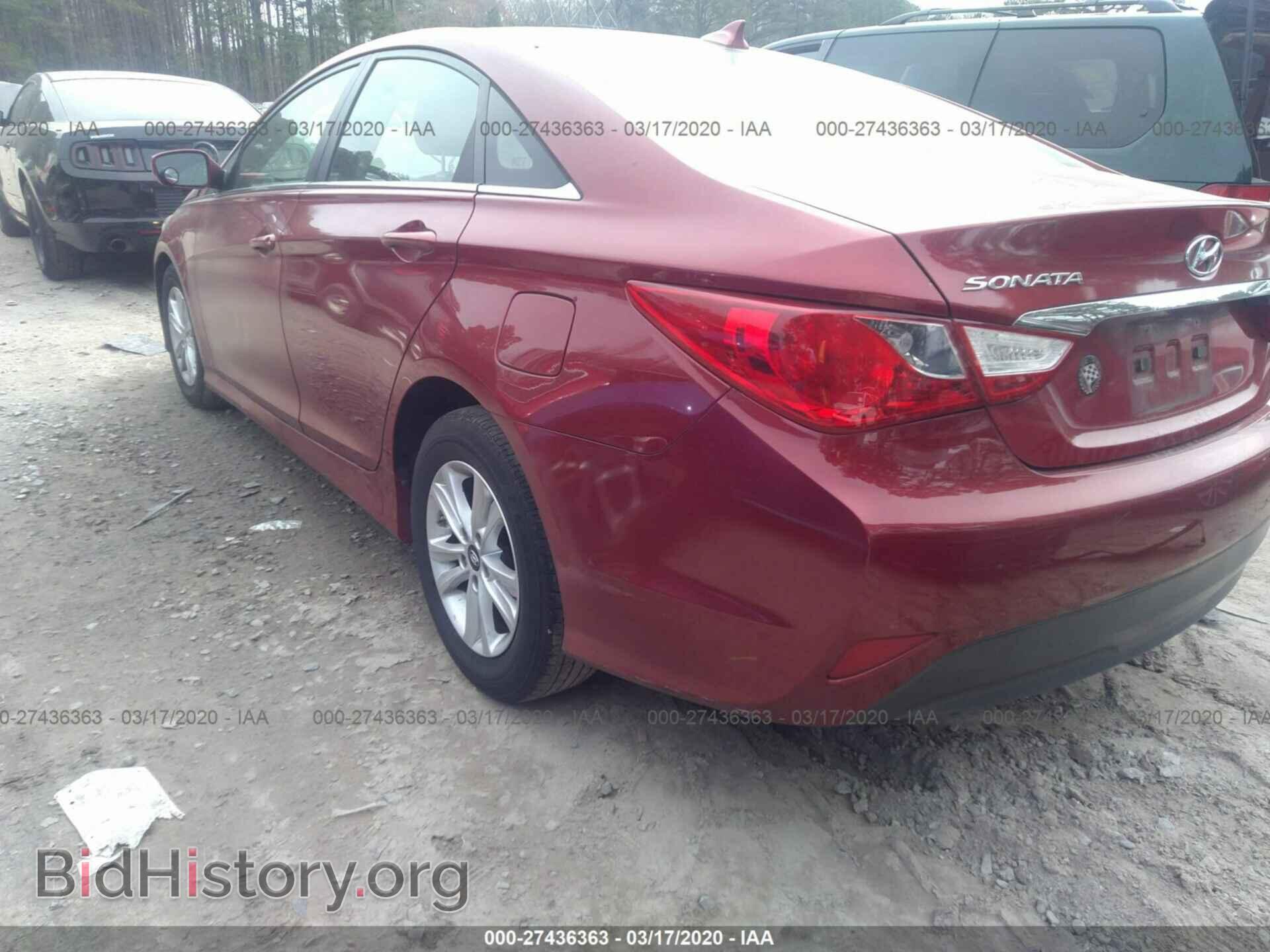 2014 HYUNDAI SONATA - VIN: 5NPEB4AC2EH886008 - Фото 3