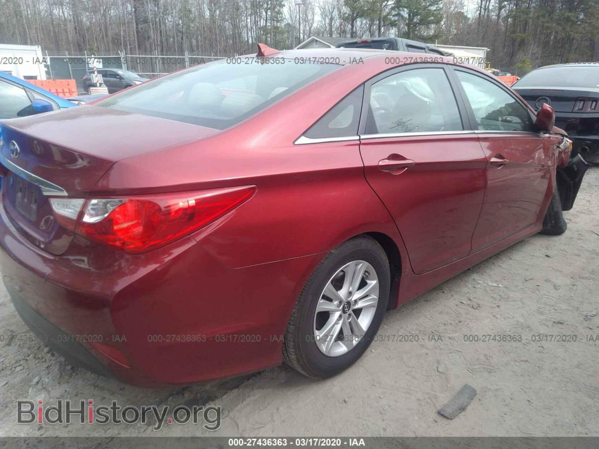 2014 HYUNDAI SONATA - VIN: 5NPEB4AC2EH886008 - Фото 4
