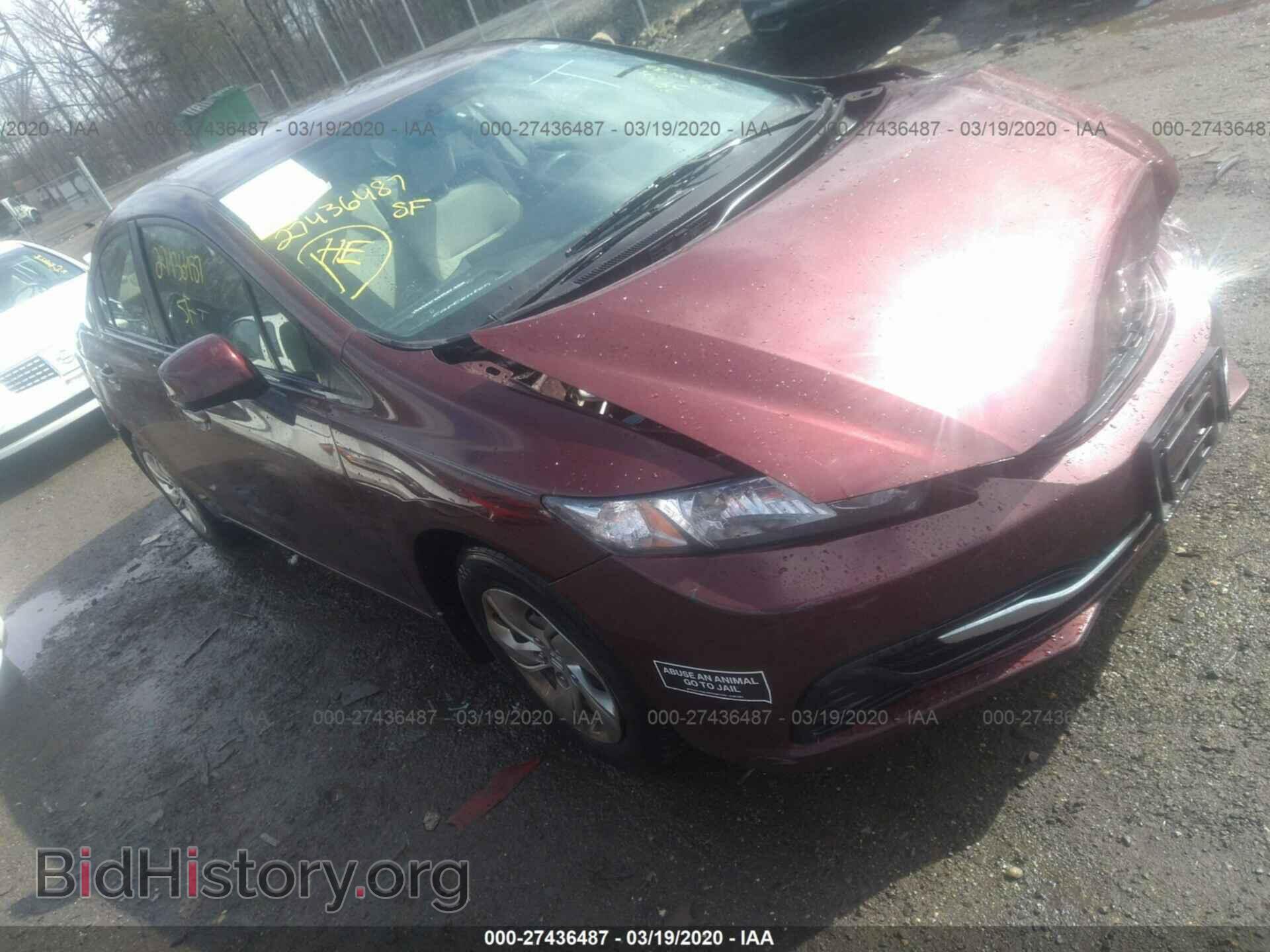 Фотография 19XFB2F55DE204227 - HONDA CIVIC 2013