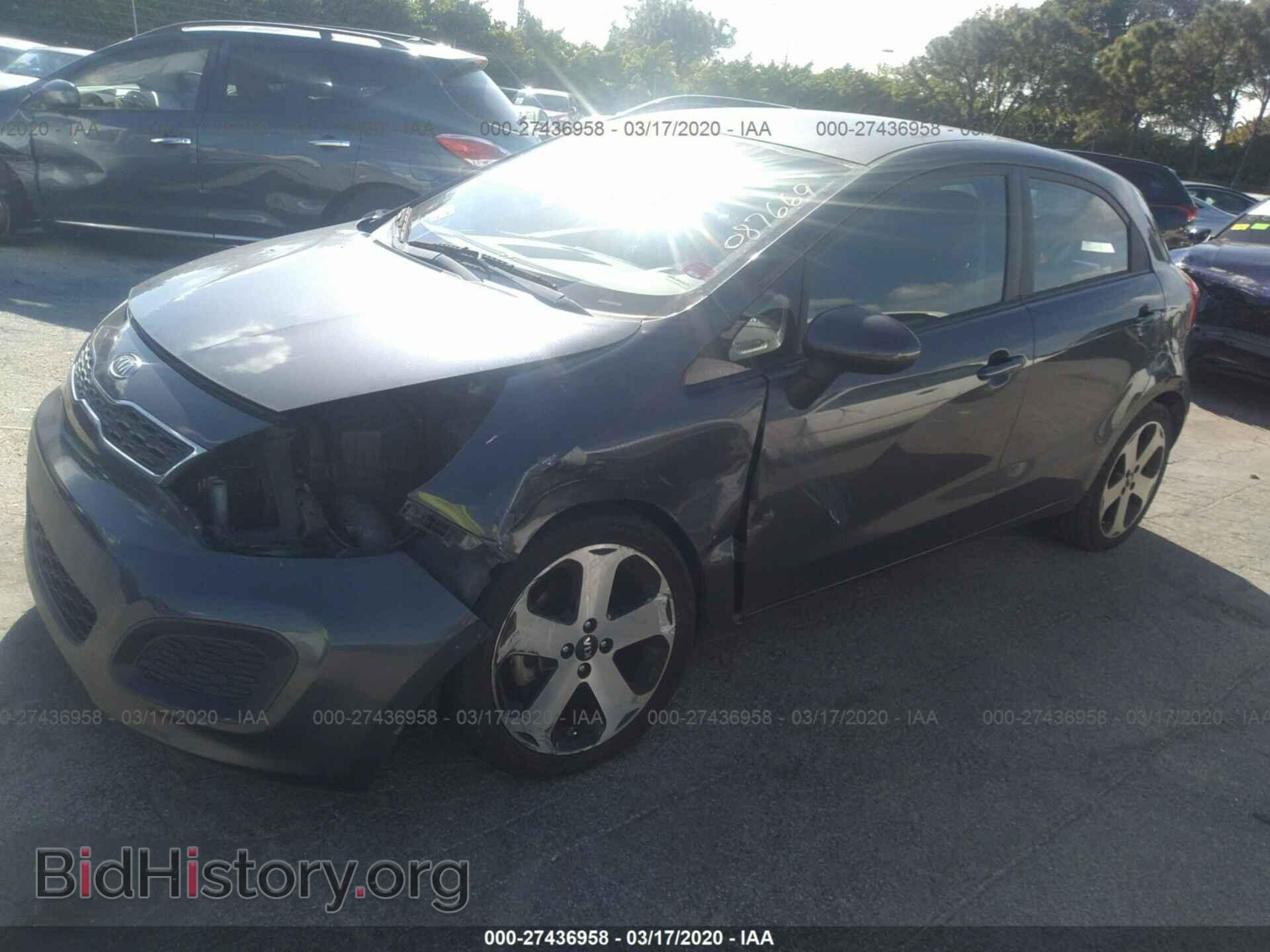 2012 KIA RIO - VIN: KNADN5A3XC6087669 - Photo 2