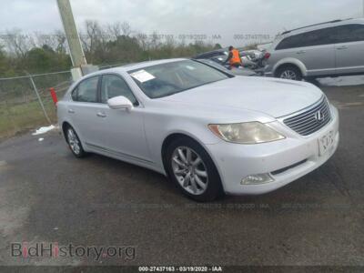 2008 Lexus LS 460l, белый — VIN JTHGL46F685021117, IAAI