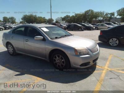 2012 Mitsubishi GALANT ES/SE, серебристый — VIN 4A32B3FF9CE014791, IAAI