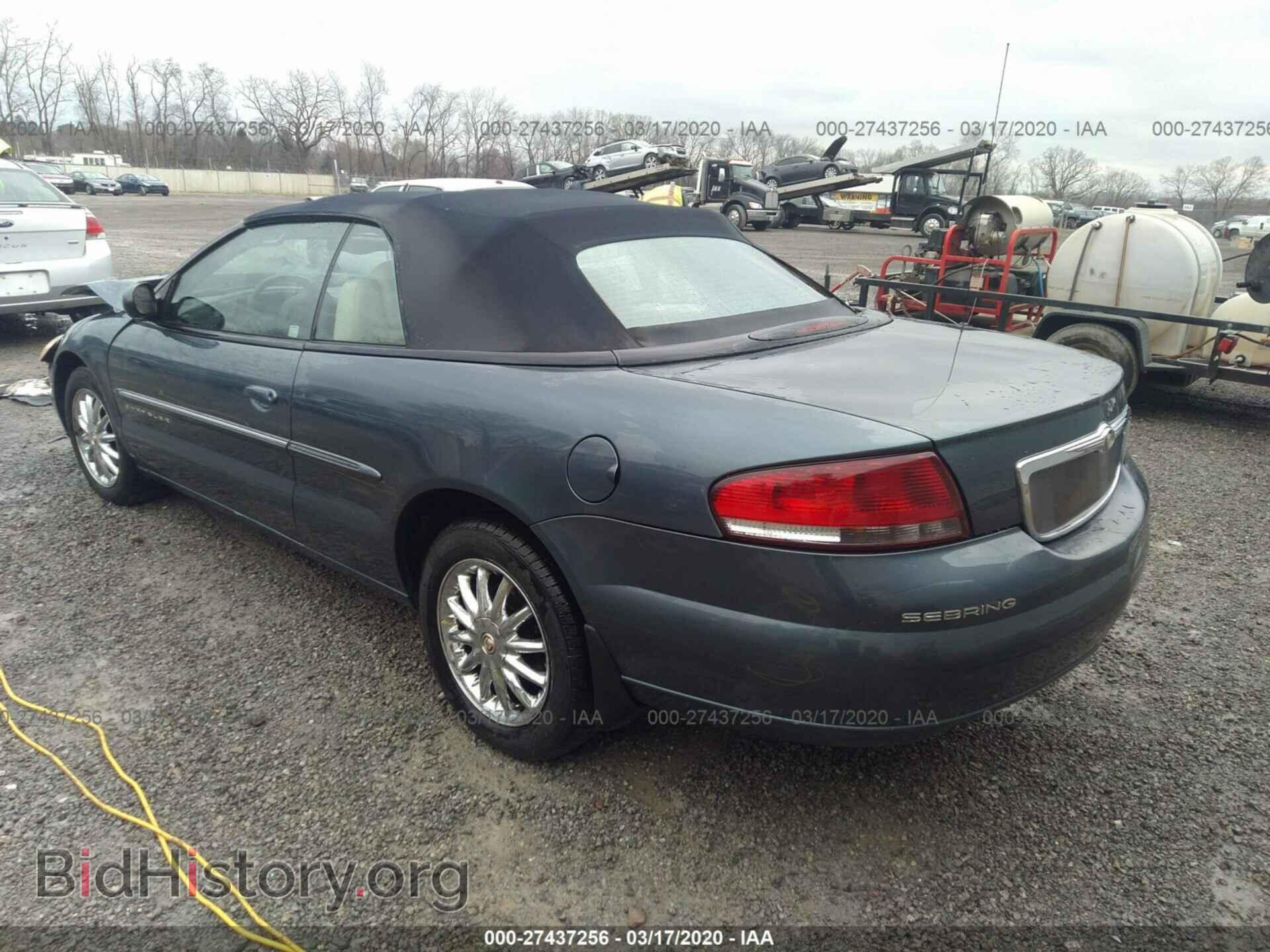2001 CHRYSLER SEBRING - VIN: 1C3EL65U61N699266 - Photo 3