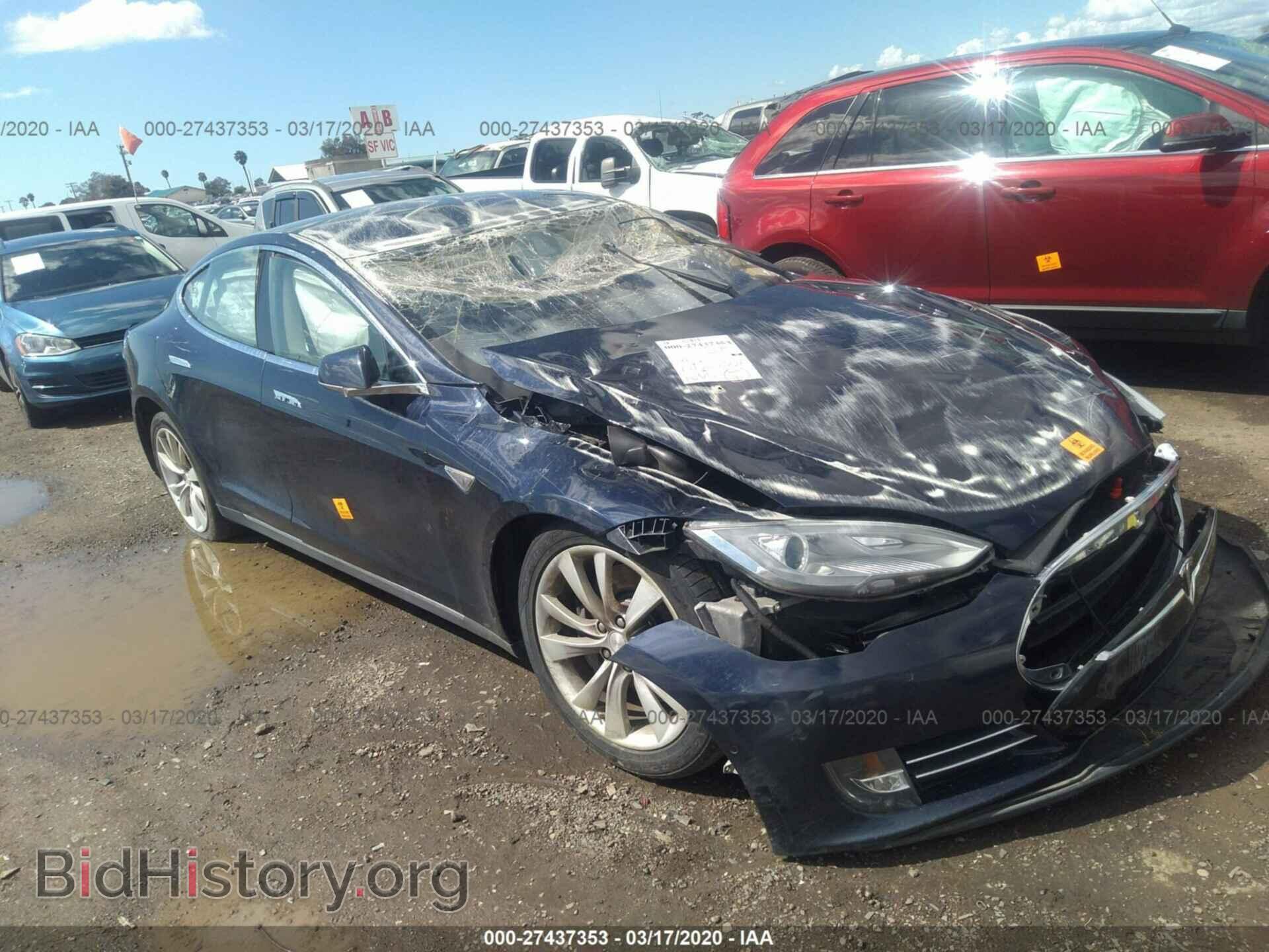 Photo 5YJSA1S13EFP57341 - TESLA MODEL S 2014