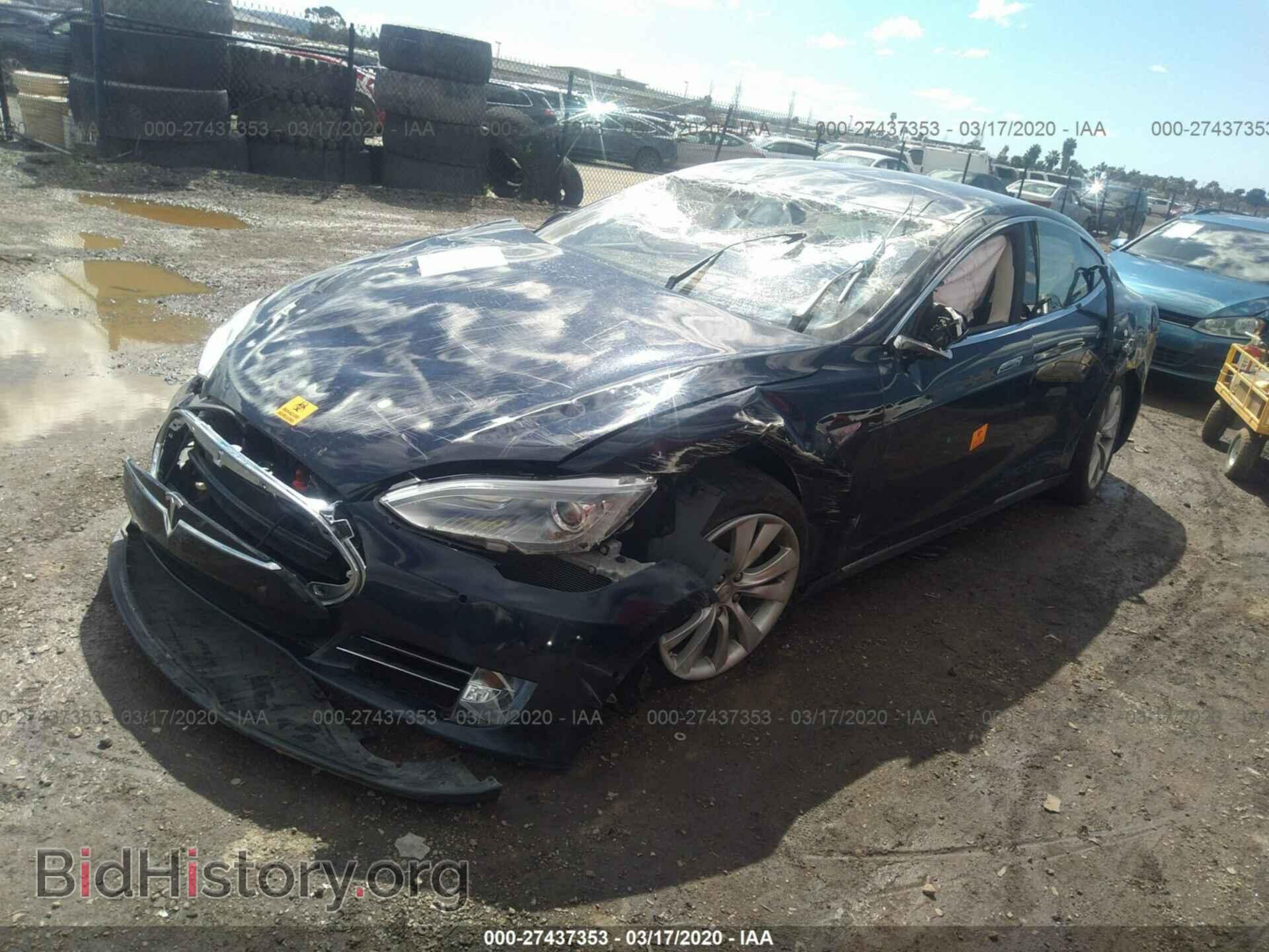 2014 TESLA MODEL S - VIN: 5YJSA1S13EFP57341 - Photo 2