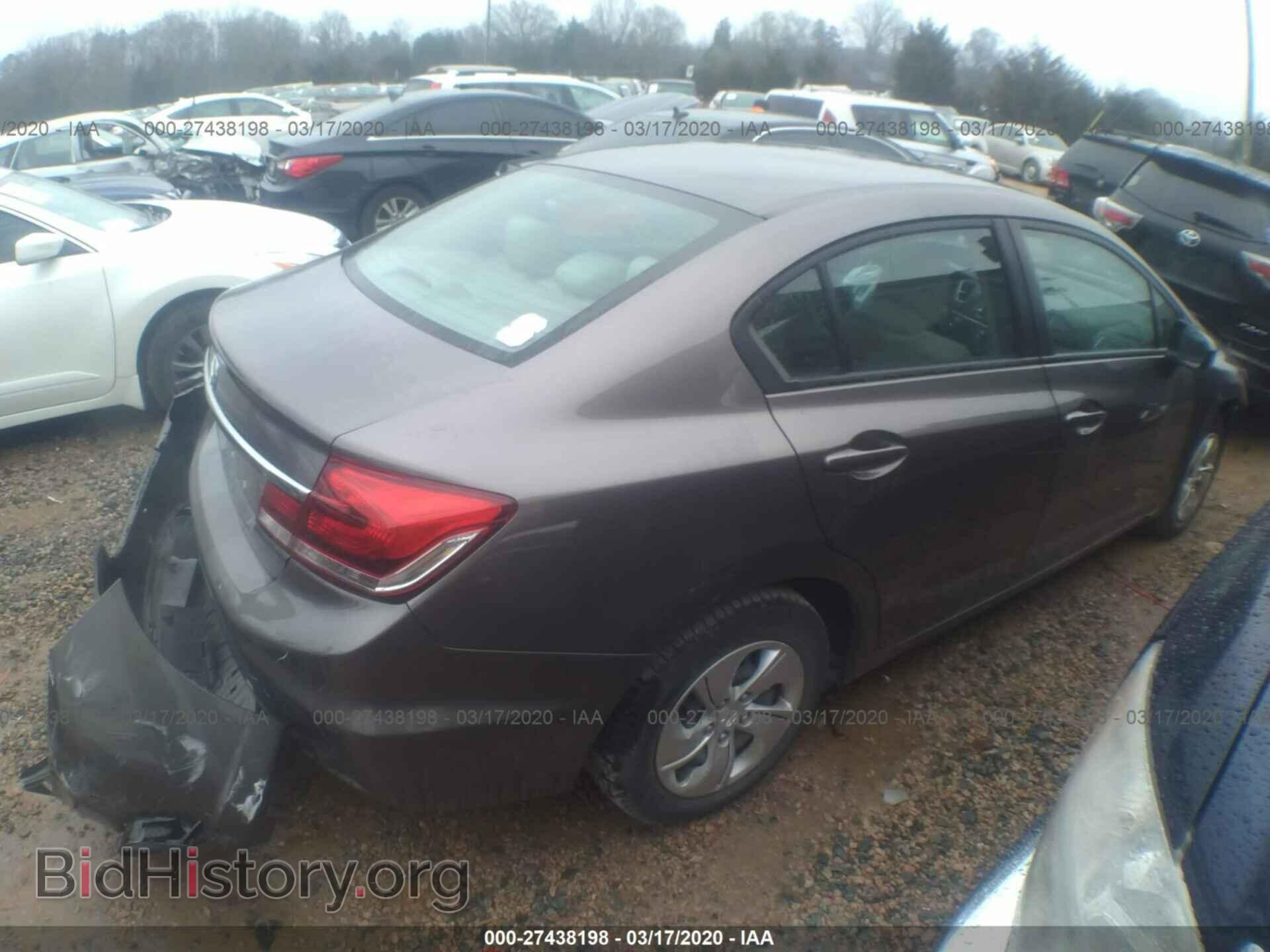 2014 HONDA CIVIC - VIN: 19XFB2F50EE014420 - Фото 4