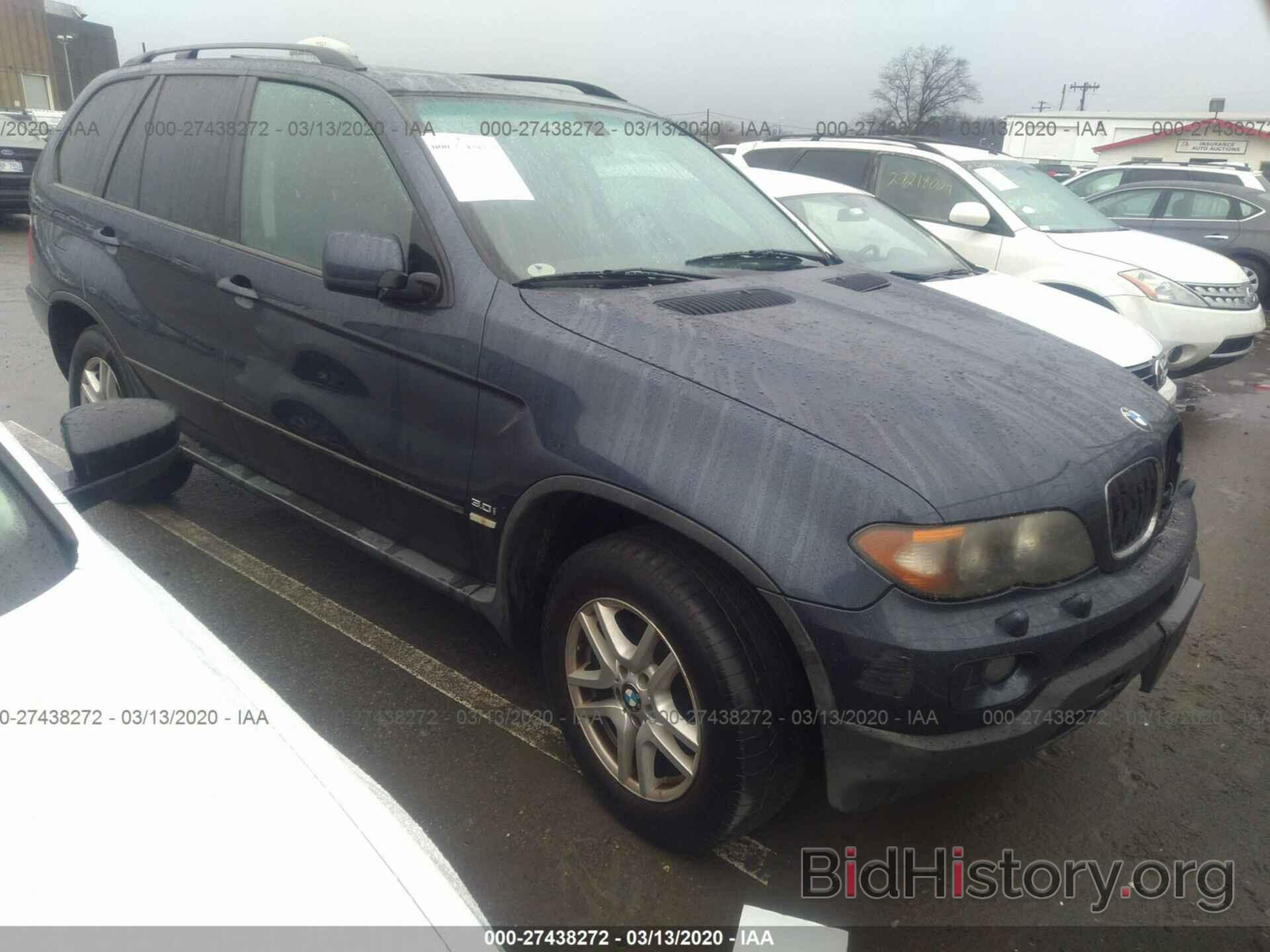 Photo 5UXFA13526LY33616 - BMW X5 2006