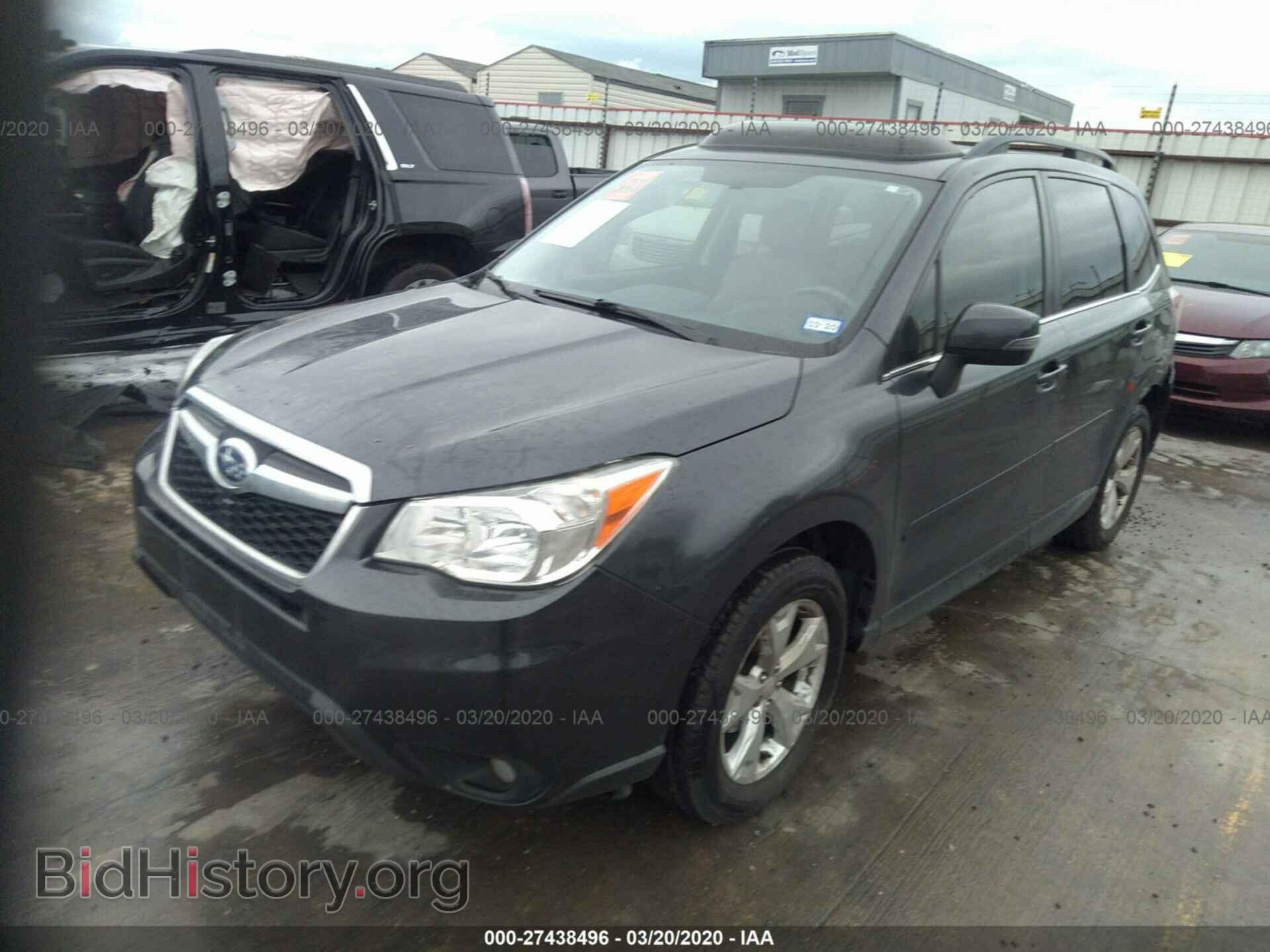 2014 SUBARU FORESTER - VIN: JF2SJAMC1EH493262 - Фото 2