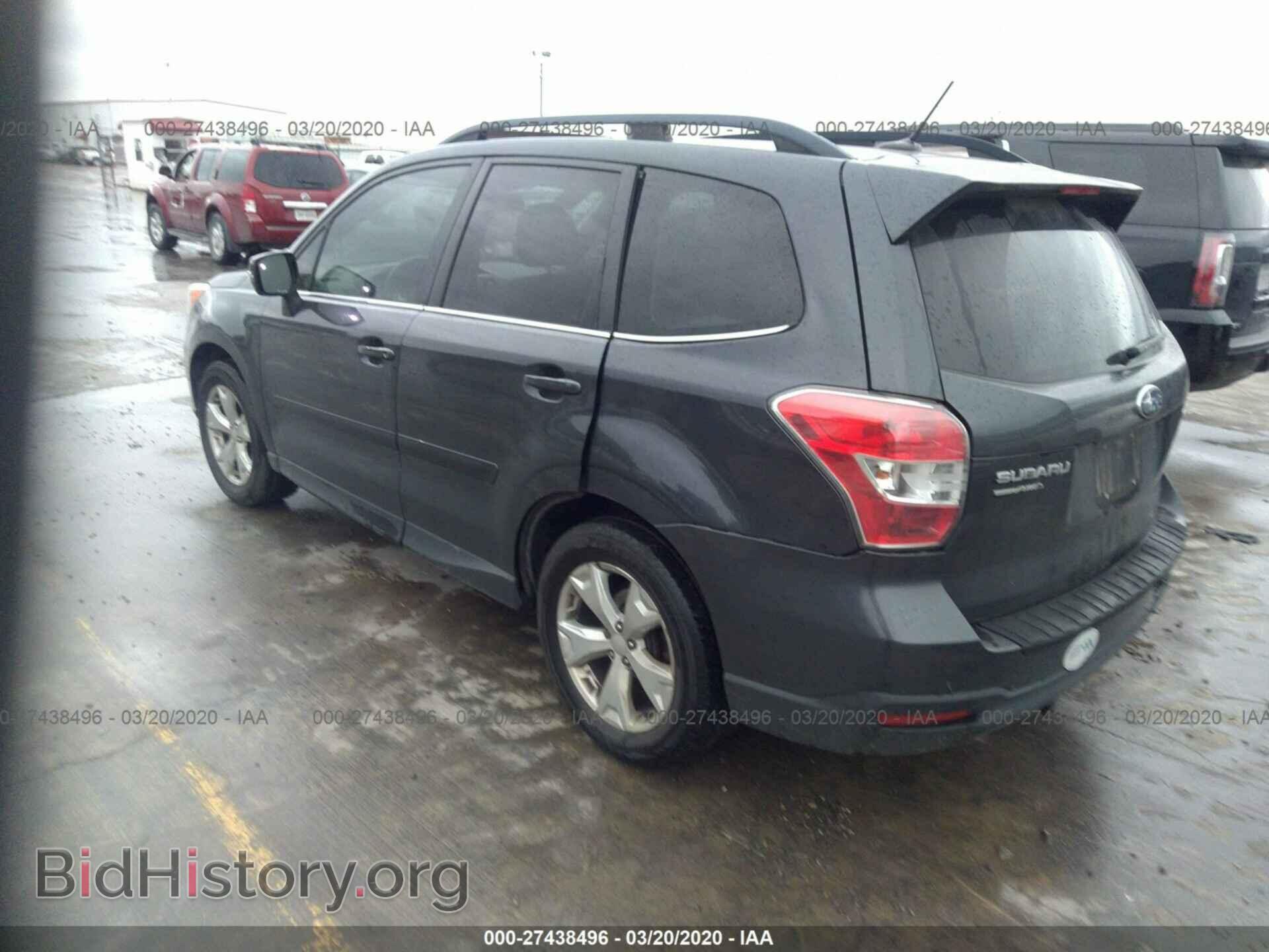 2014 SUBARU FORESTER - VIN: JF2SJAMC1EH493262 - Фото 3