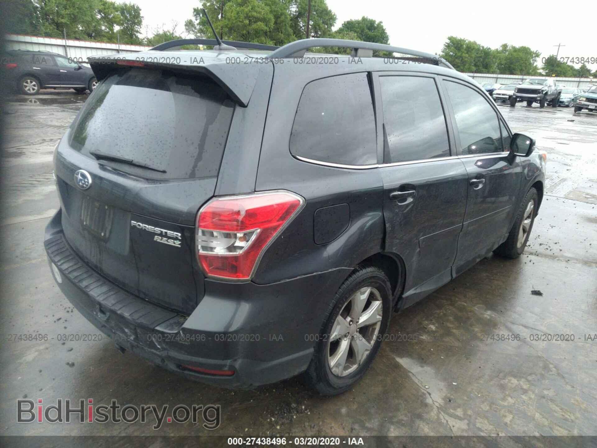 2014 SUBARU FORESTER - VIN: JF2SJAMC1EH493262 - Фото 4