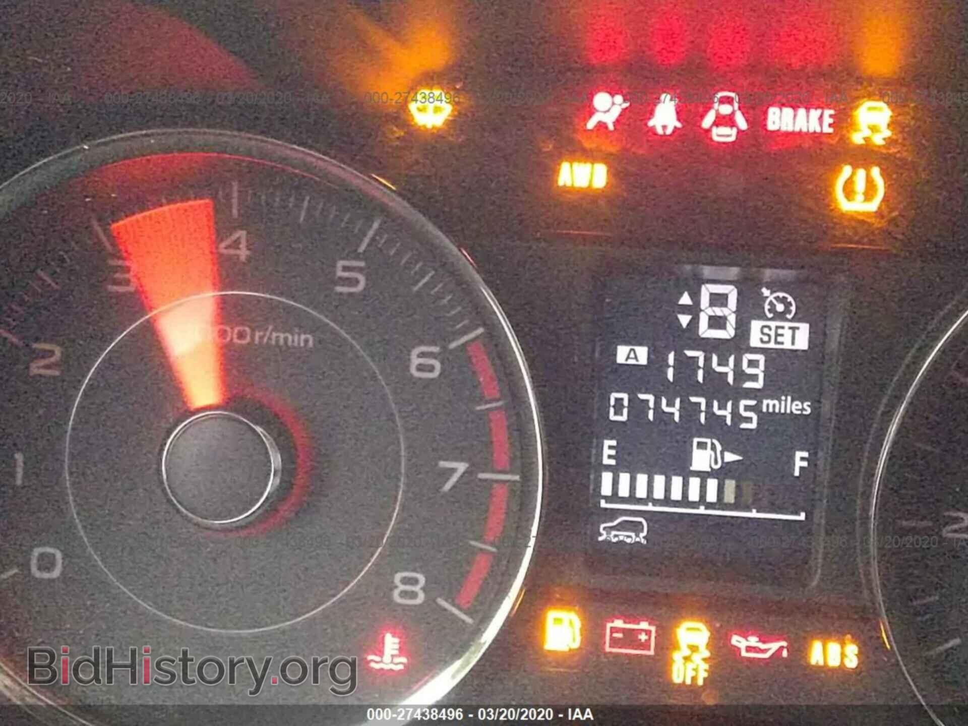 2014 SUBARU FORESTER - VIN: JF2SJAMC1EH493262 - Фото 7