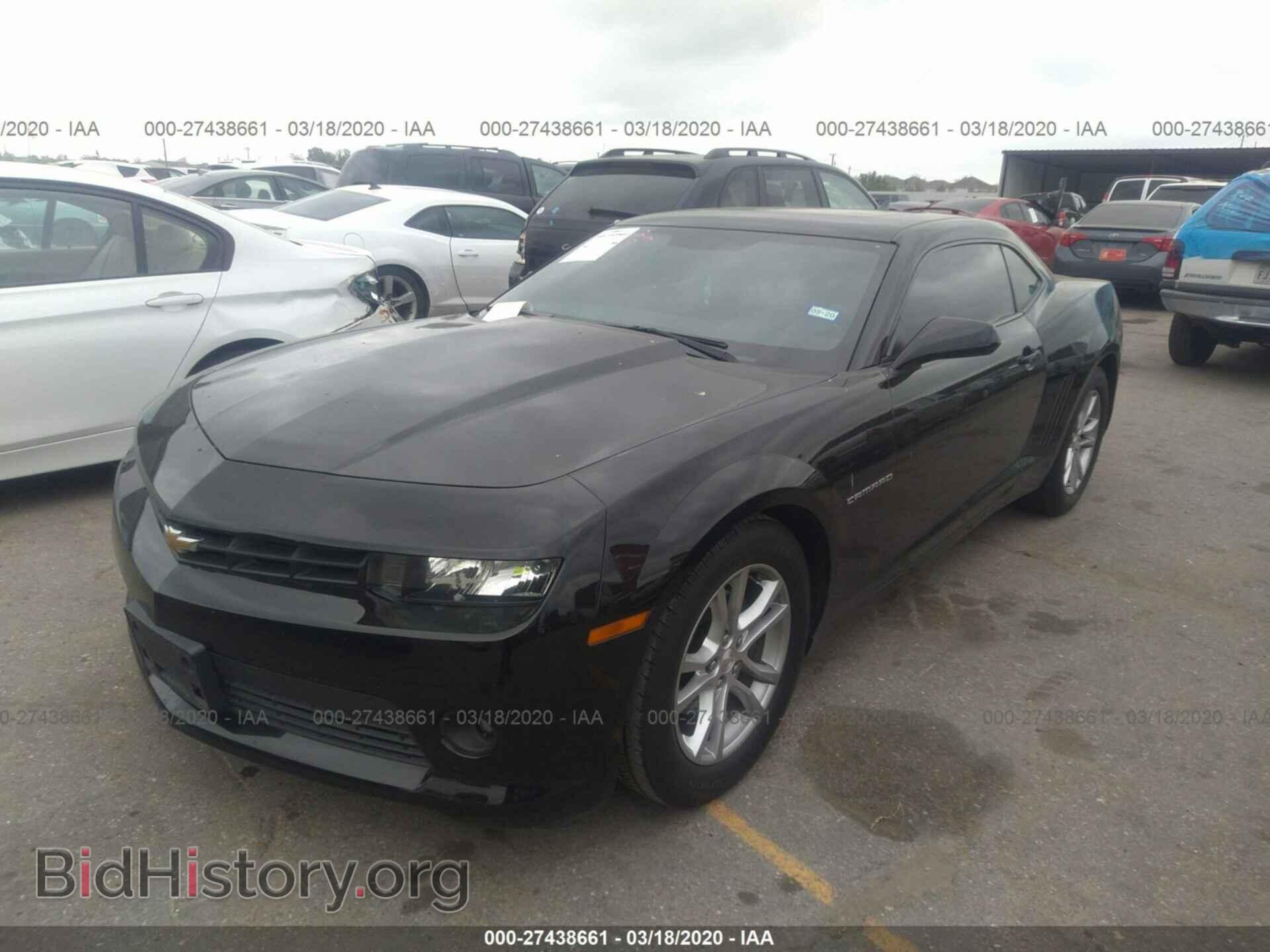 2014 CHEVROLET CAMARO - VIN: 2G1FB1E35E9240485 - Фото 2