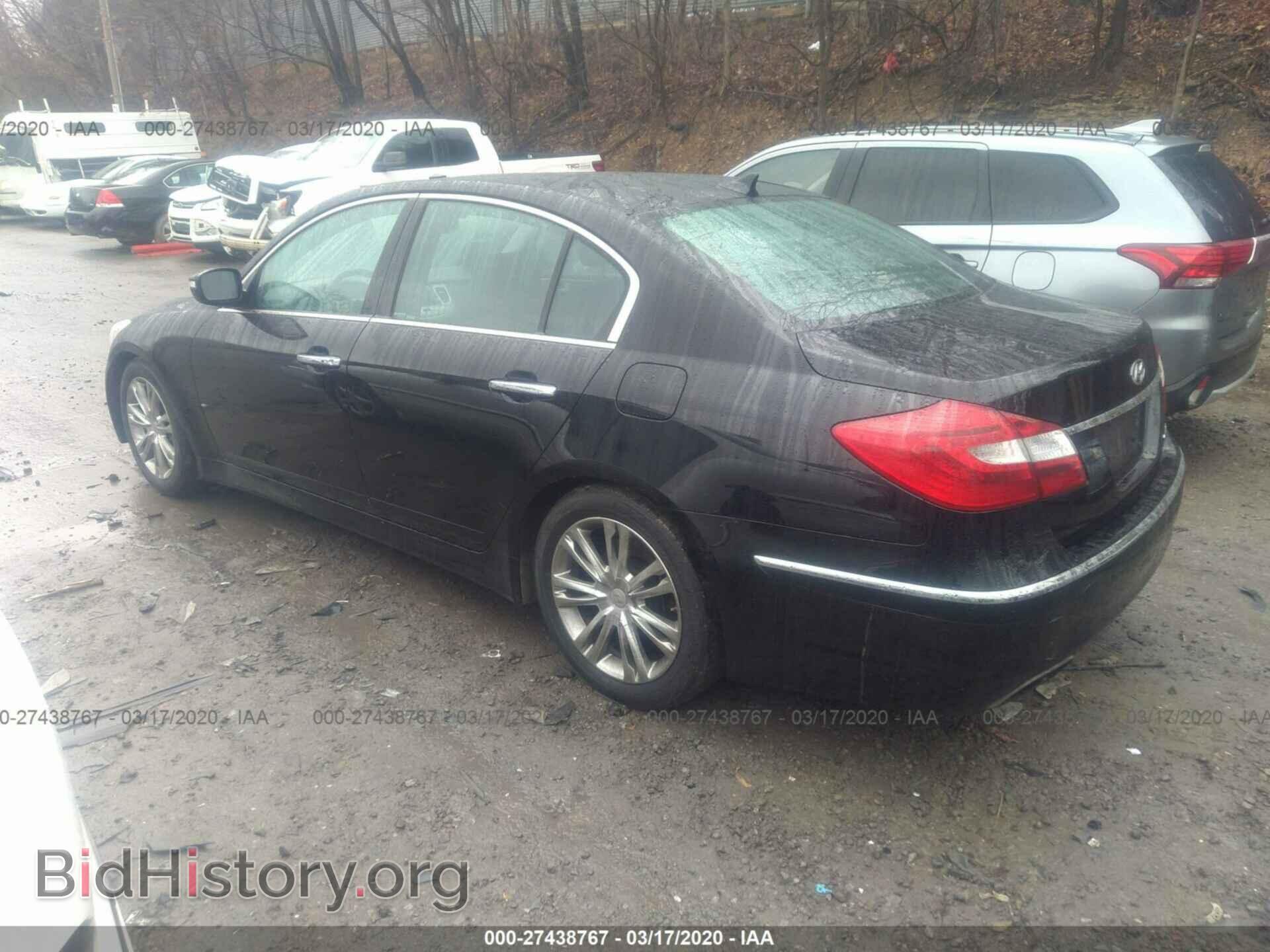 2012 HYUNDAI GENESIS - VIN: KMHGC4DD2CU168497 - Фото 3