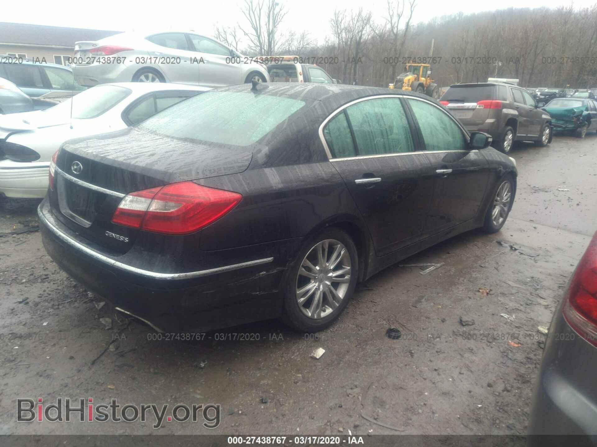 2012 HYUNDAI GENESIS - VIN: KMHGC4DD2CU168497 - Фото 4