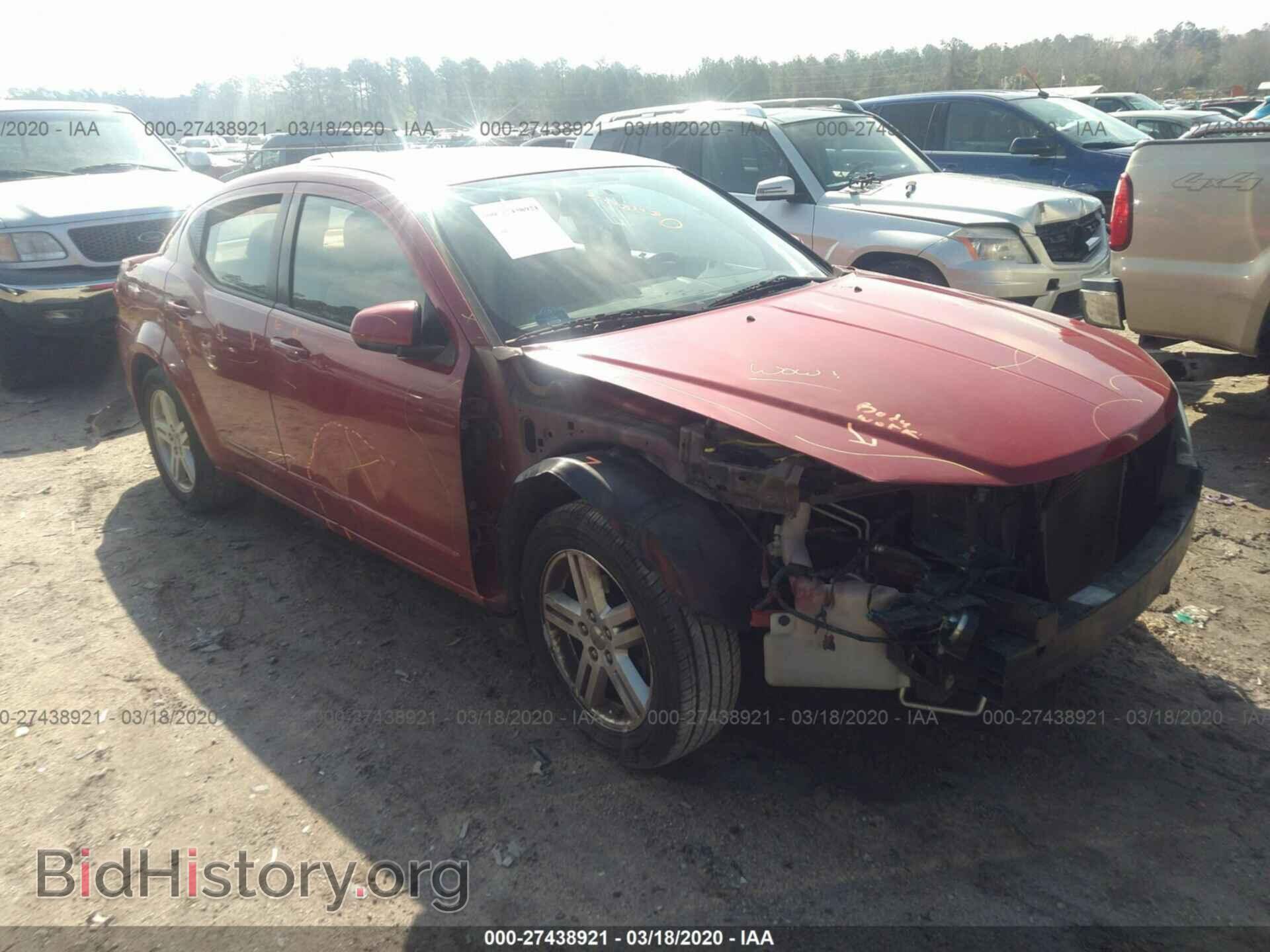 Фотография 1C3CDZCBXCN153273 - DODGE AVENGER 2012