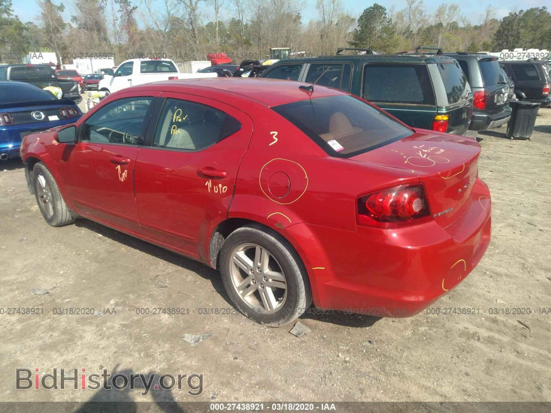 2012 DODGE AVENGER - VIN: 1C3CDZCBXCN153273 - Фото 3
