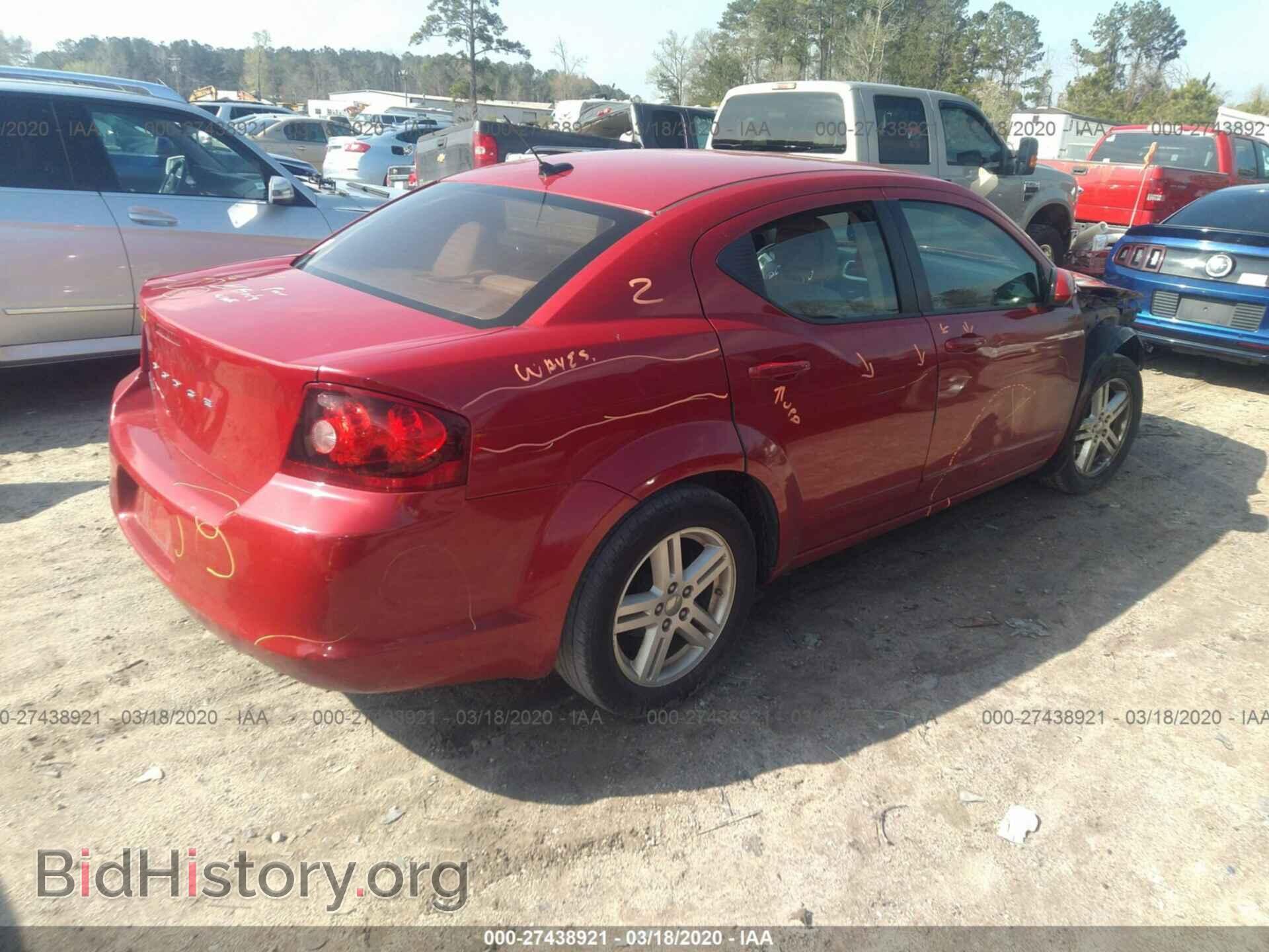 2012 DODGE AVENGER - VIN: 1C3CDZCBXCN153273 - Фото 4