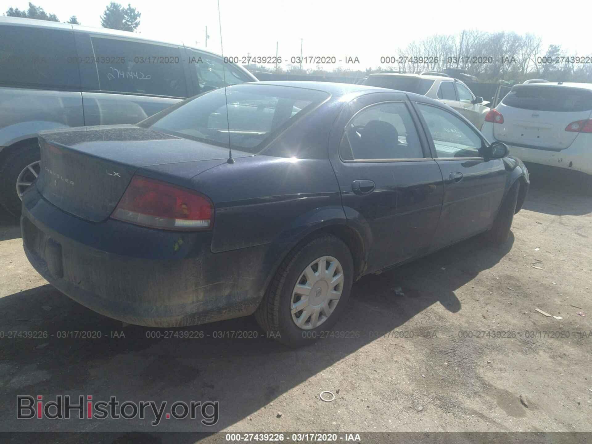 2003 CHRYSLER SEBRING - VIN: 1C3EL46XX3N540945 - Фото 4