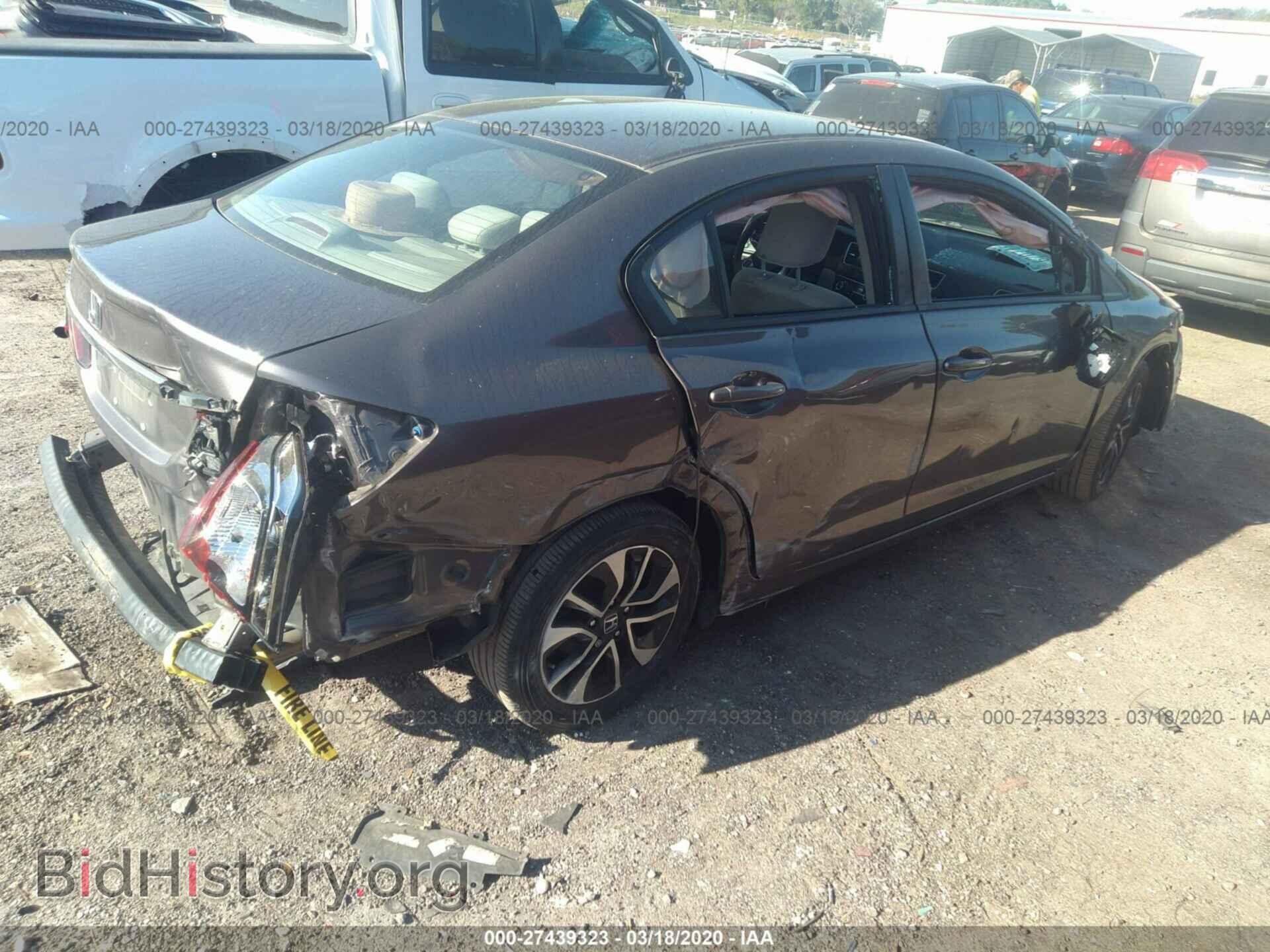 2013 HONDA CIVIC - VIN: 19XFB2F82DE205250 - Фото 4