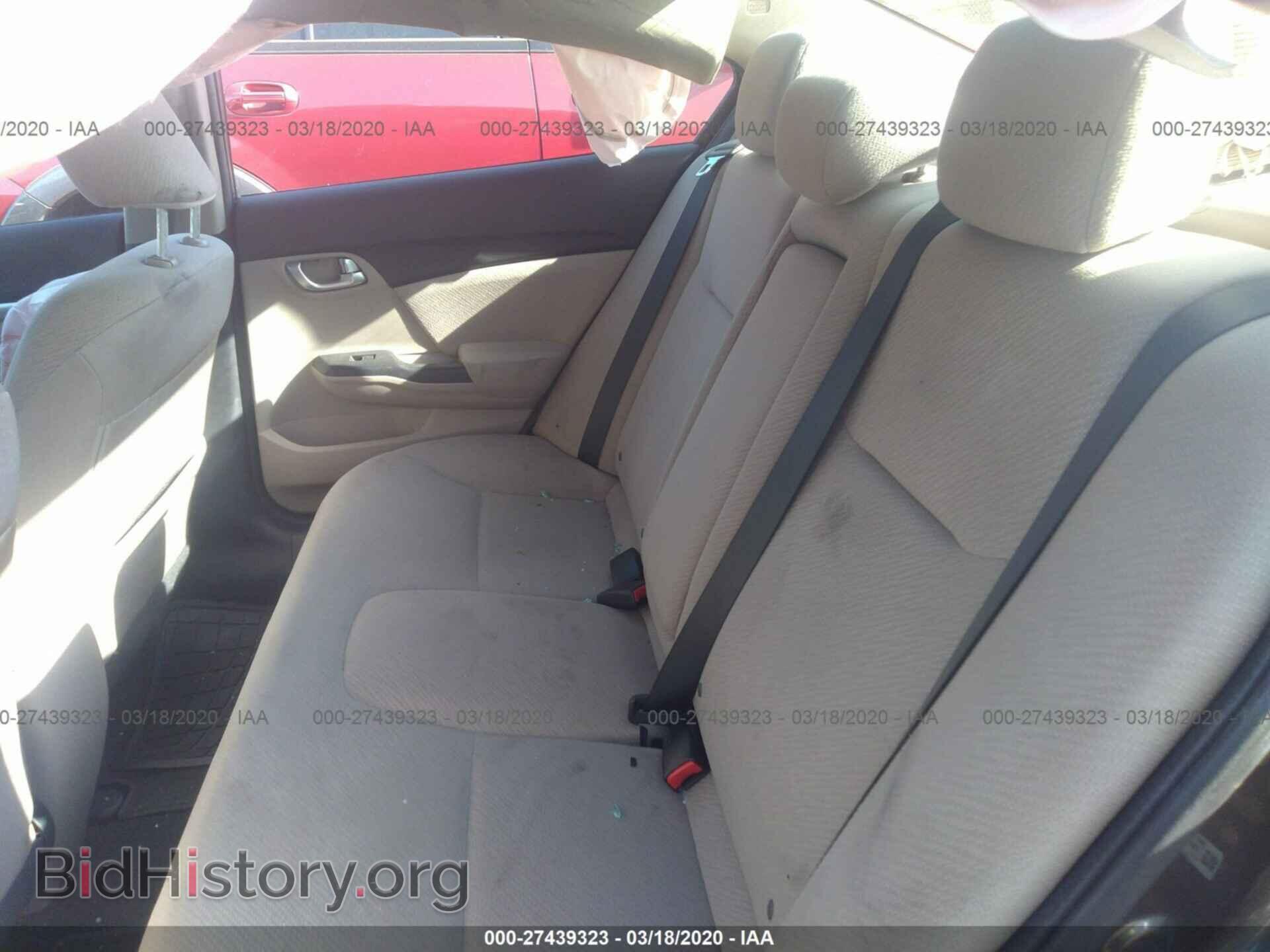 2013 HONDA CIVIC - VIN: 19XFB2F82DE205250 - Фото 8