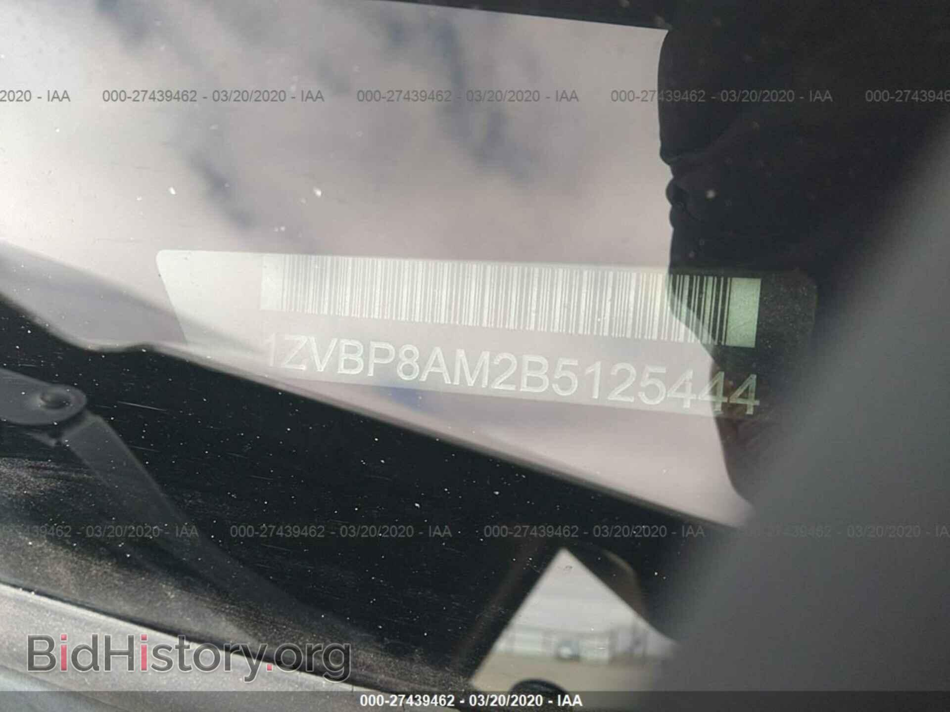 2011 FORD MUSTANG - VIN: 1ZVBP8AM2B5125444 - Фото 9