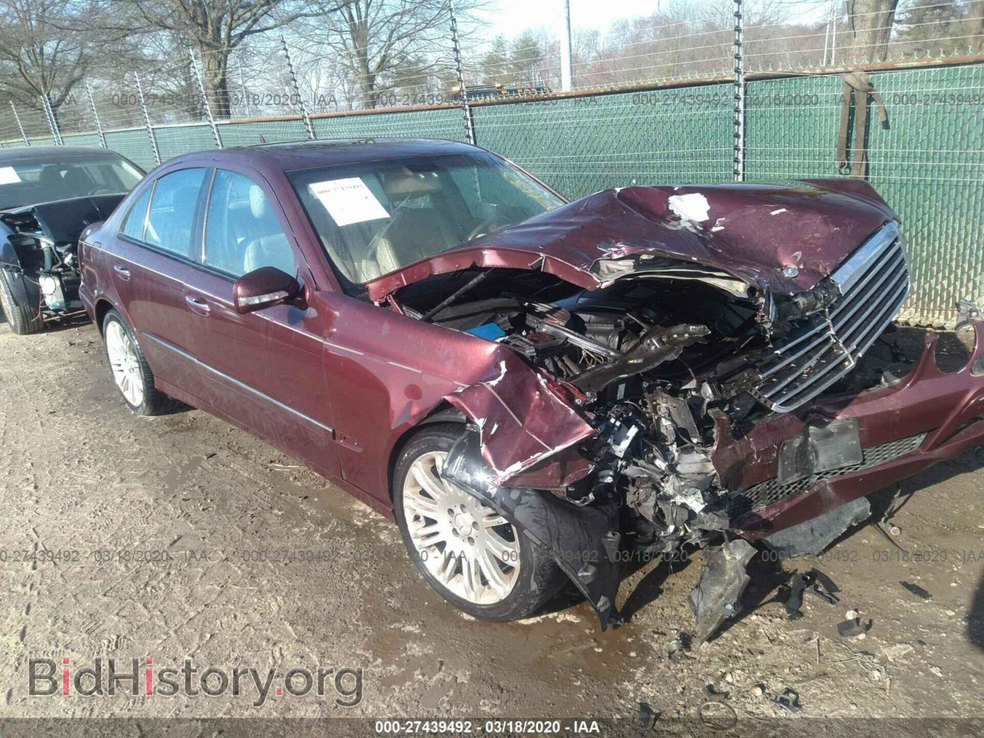 Photo WDBUF87X77B123938 - MERCEDES-BENZ E-CLASS 2007
