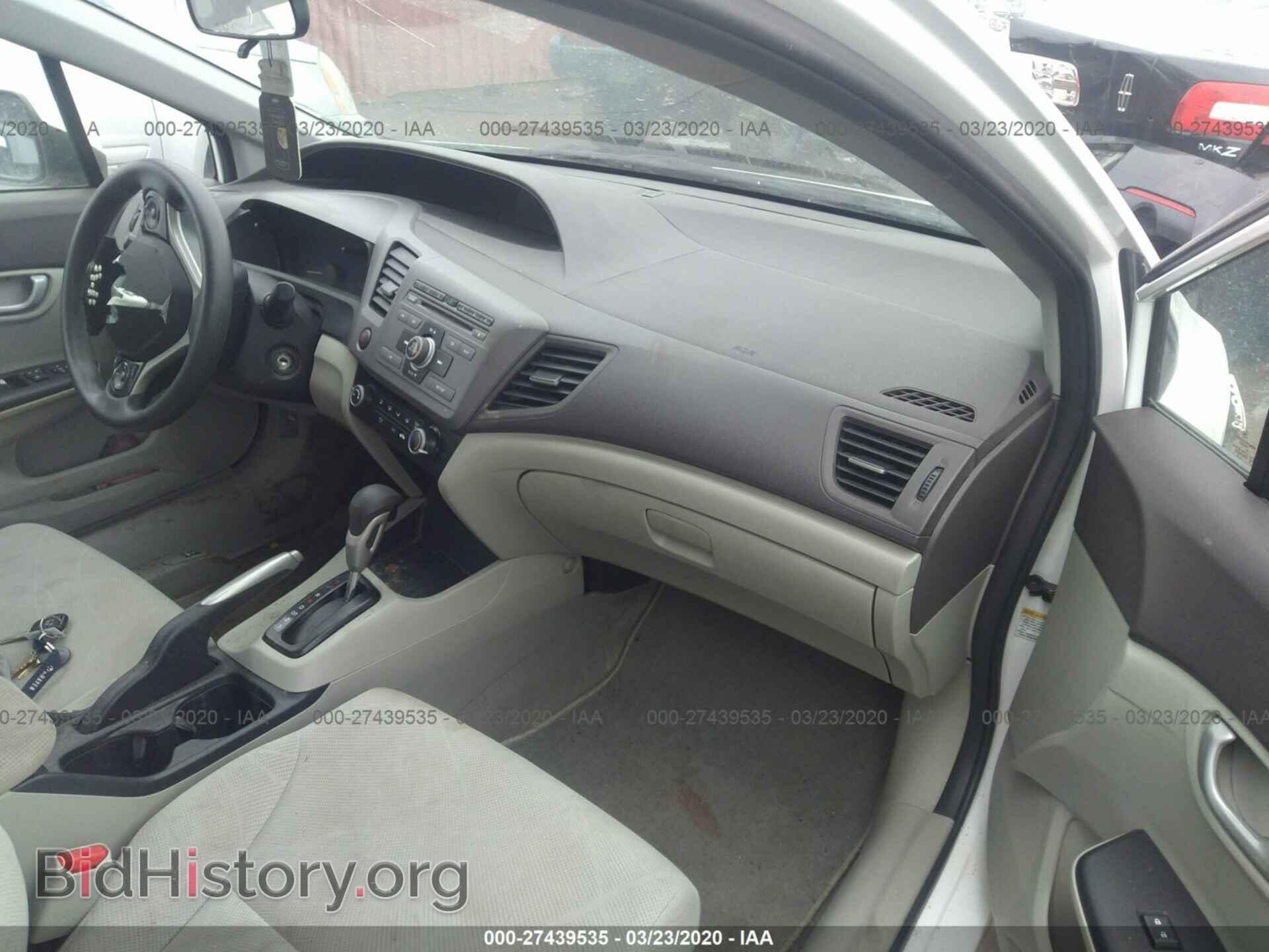 2012 HONDA CIVIC - VIN: 19XFB2F56CE037827 - Фото 5