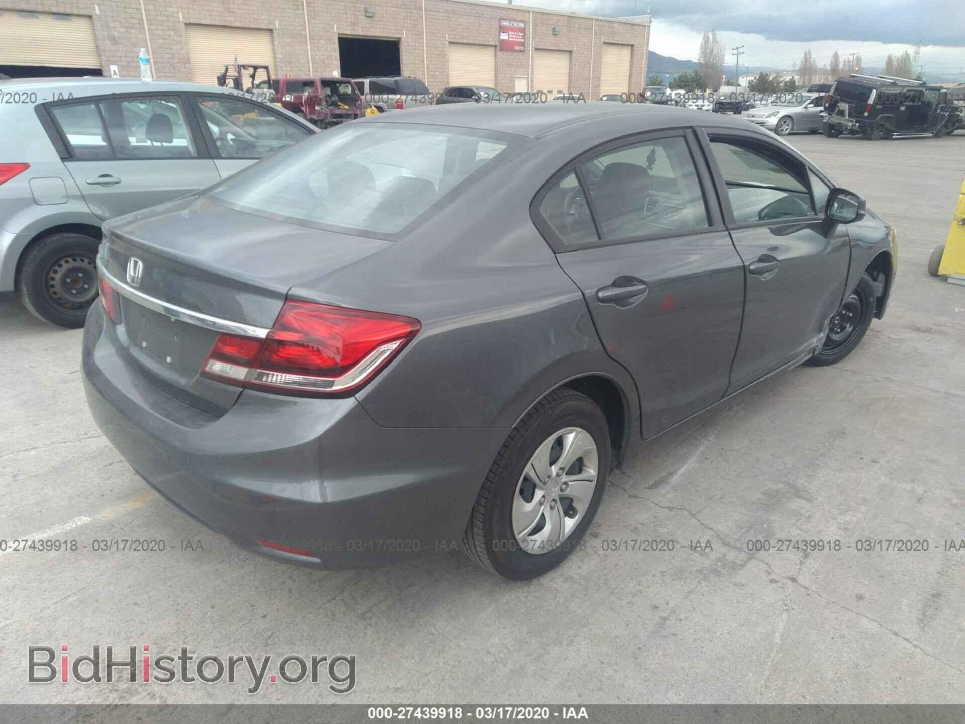 2013 HONDA CIVIC - VIN: 19XFB2E53DE060078 - Фото 4