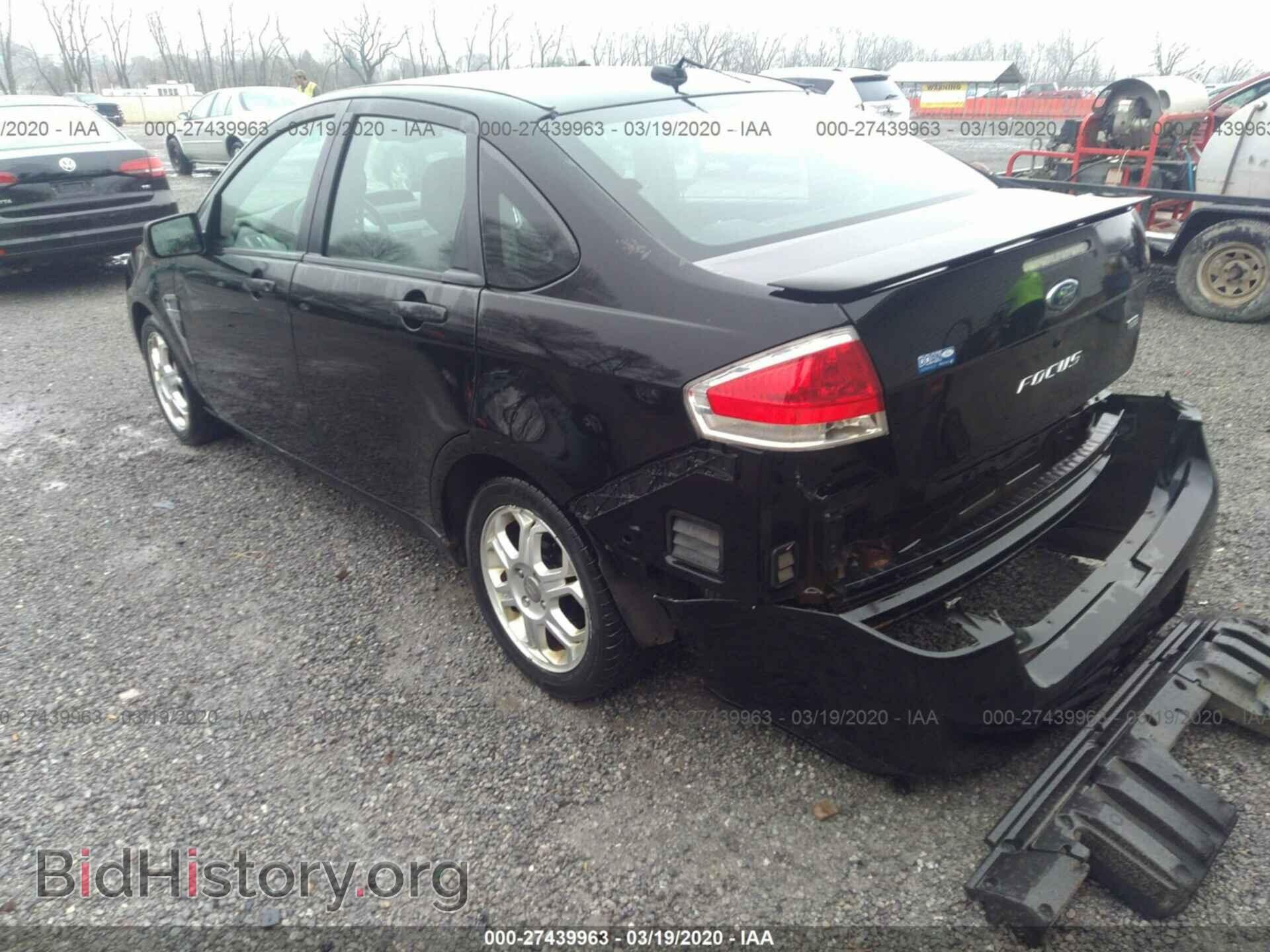 2008 FORD FOCUS - VIN: 1FAHP35N38W287742 - Фото 3