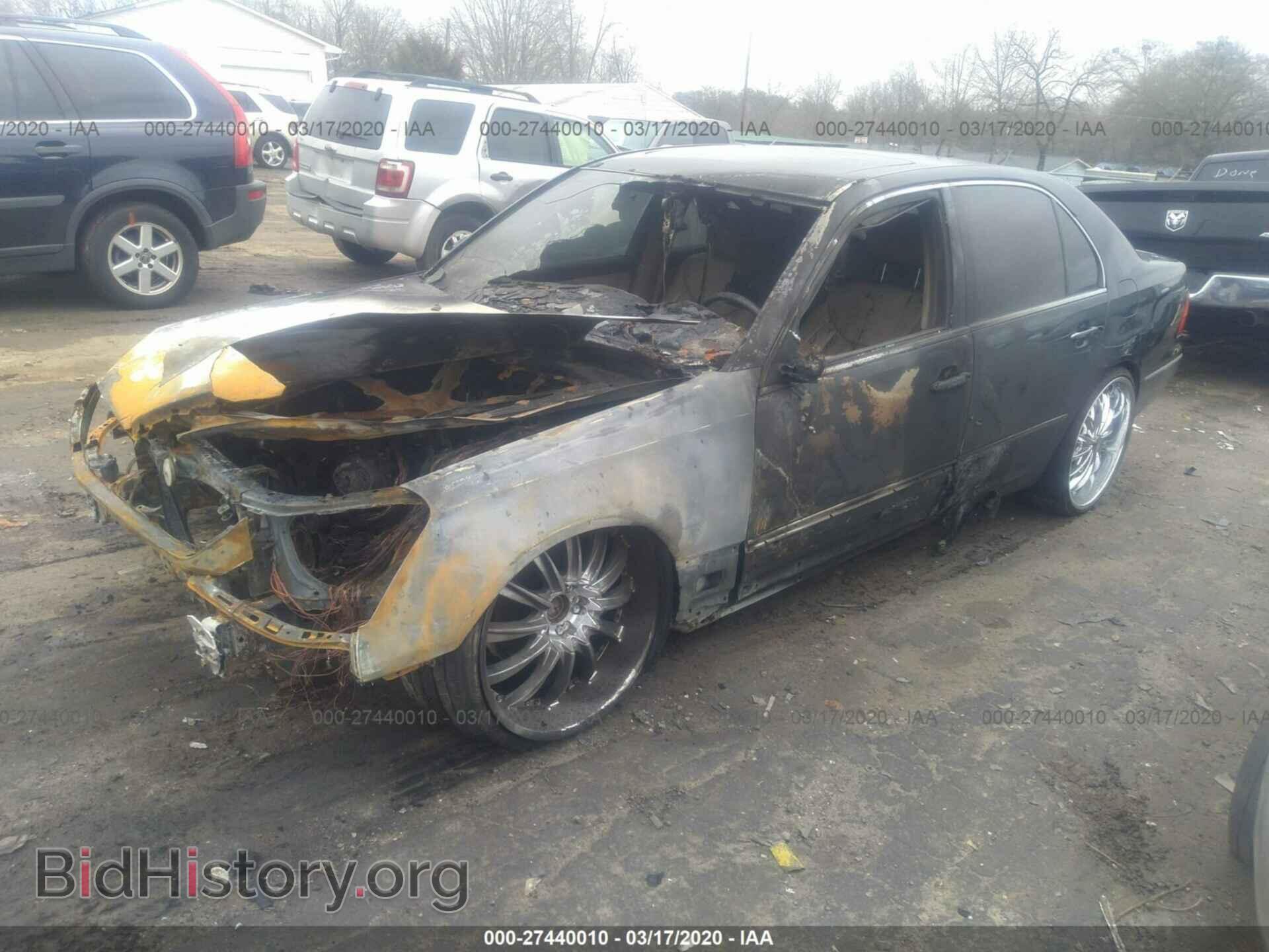 2002 LEXUS LS - VIN: JTHBN30FX20072731 - Фото 2