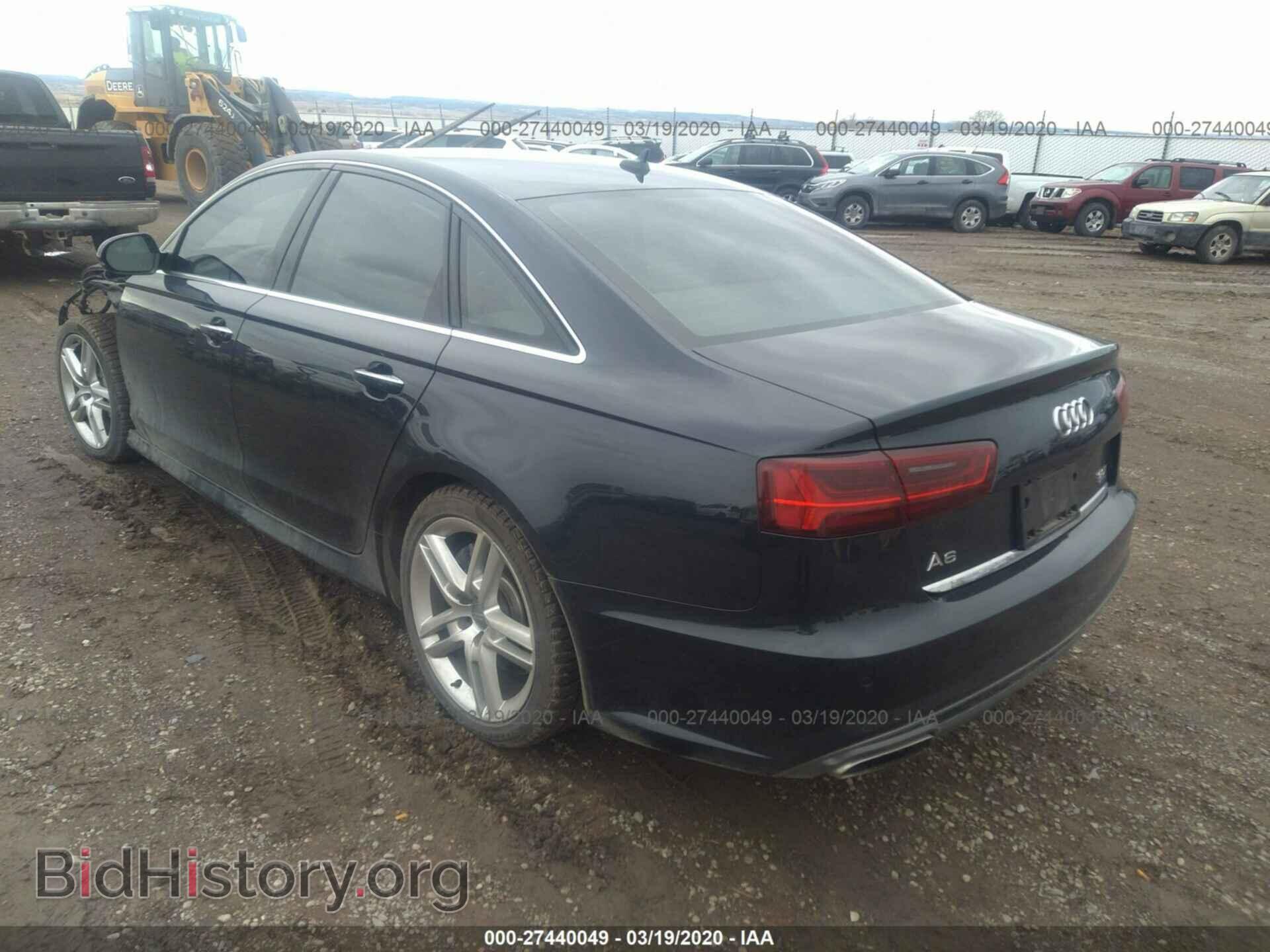 2016 AUDI A6 - VIN: WAUFGAFC1GN045553 - Фото 3