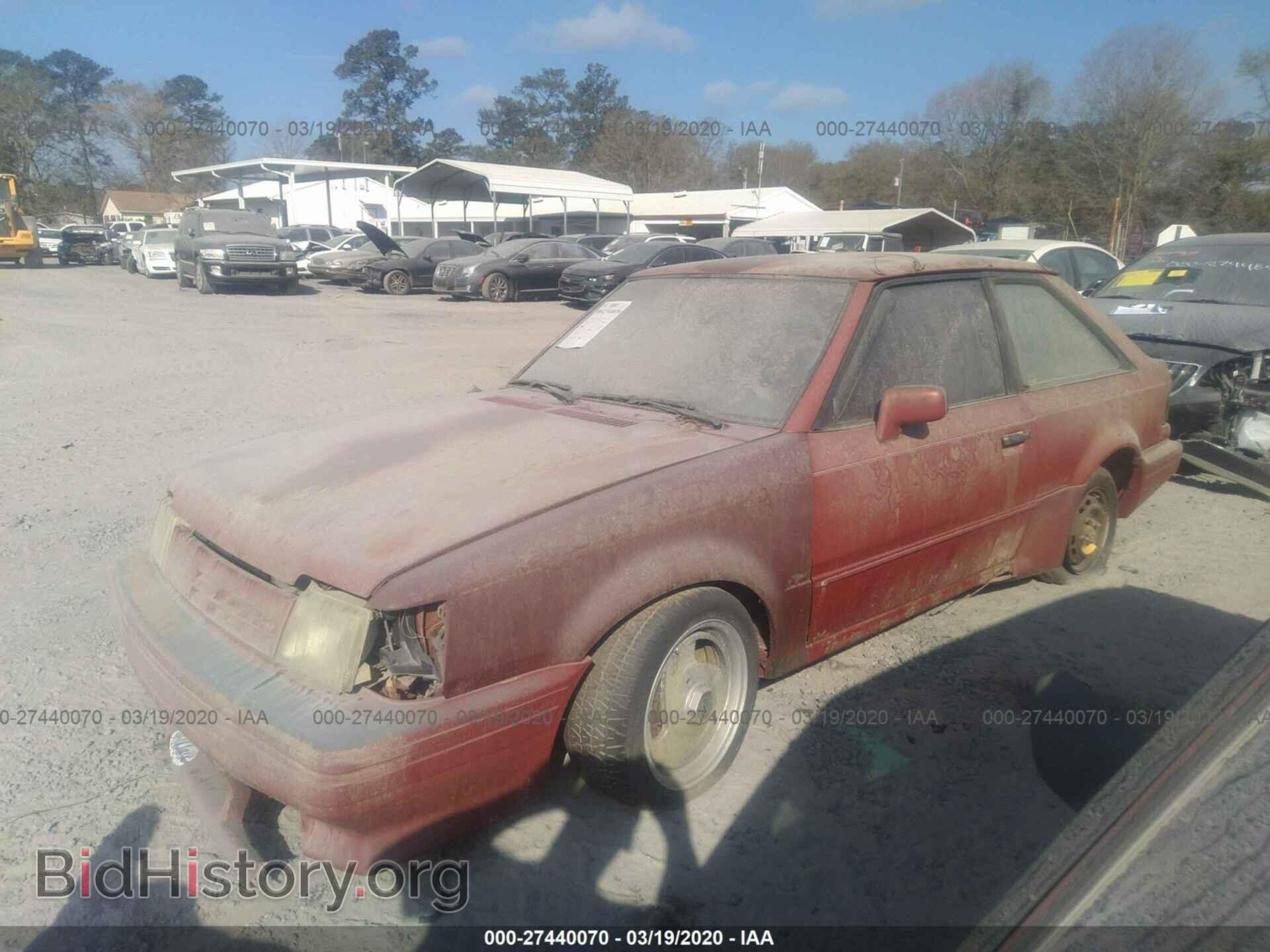 1987 FORD ESCORT - VIN: 1FABP23J1HT104646 - Фото 2