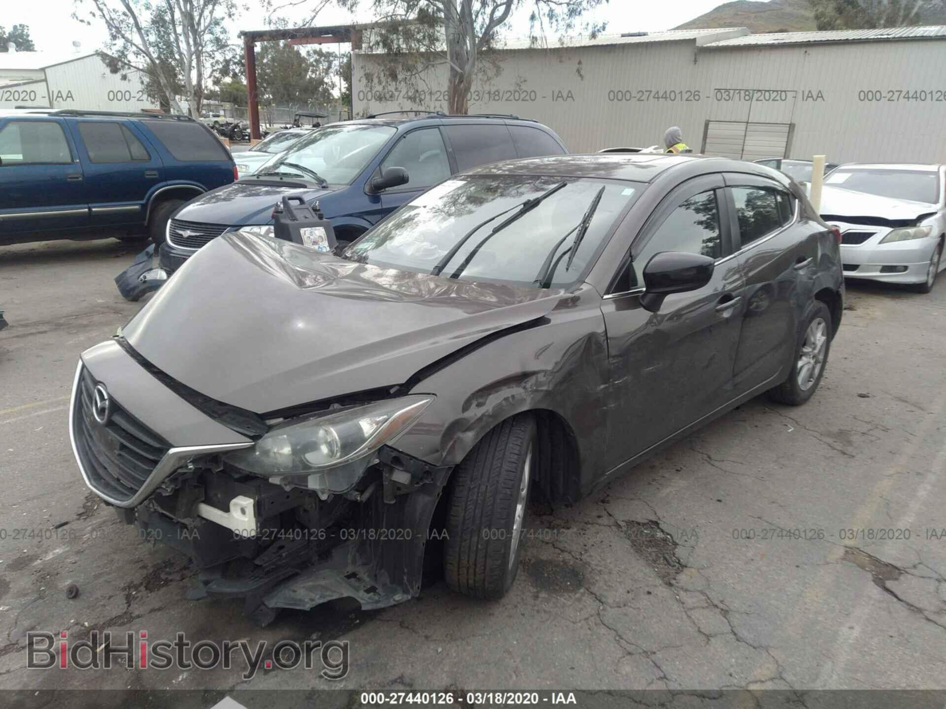 2014 MAZDA 3 - VIN: JM1BM1M73E1208174 - Фото 2