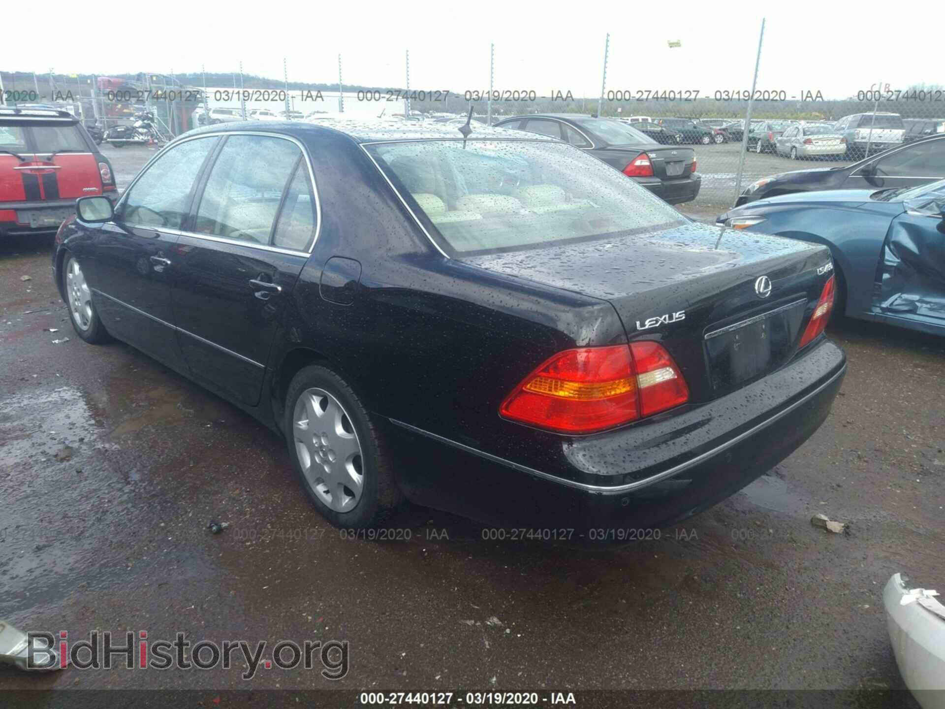 2001 LEXUS LS - VIN: JTHBN30F410042039 - Фото 3
