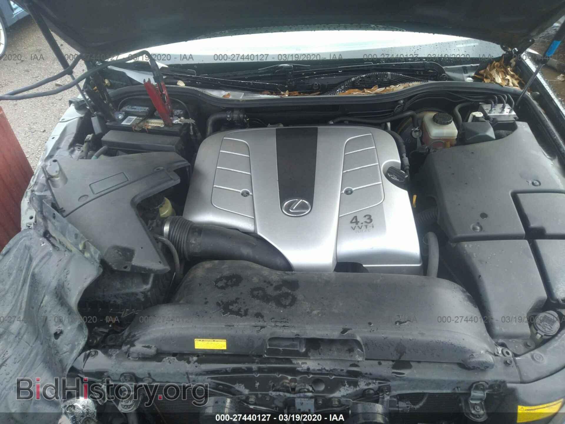 2001 LEXUS LS - VIN: JTHBN30F410042039 - Фото 10