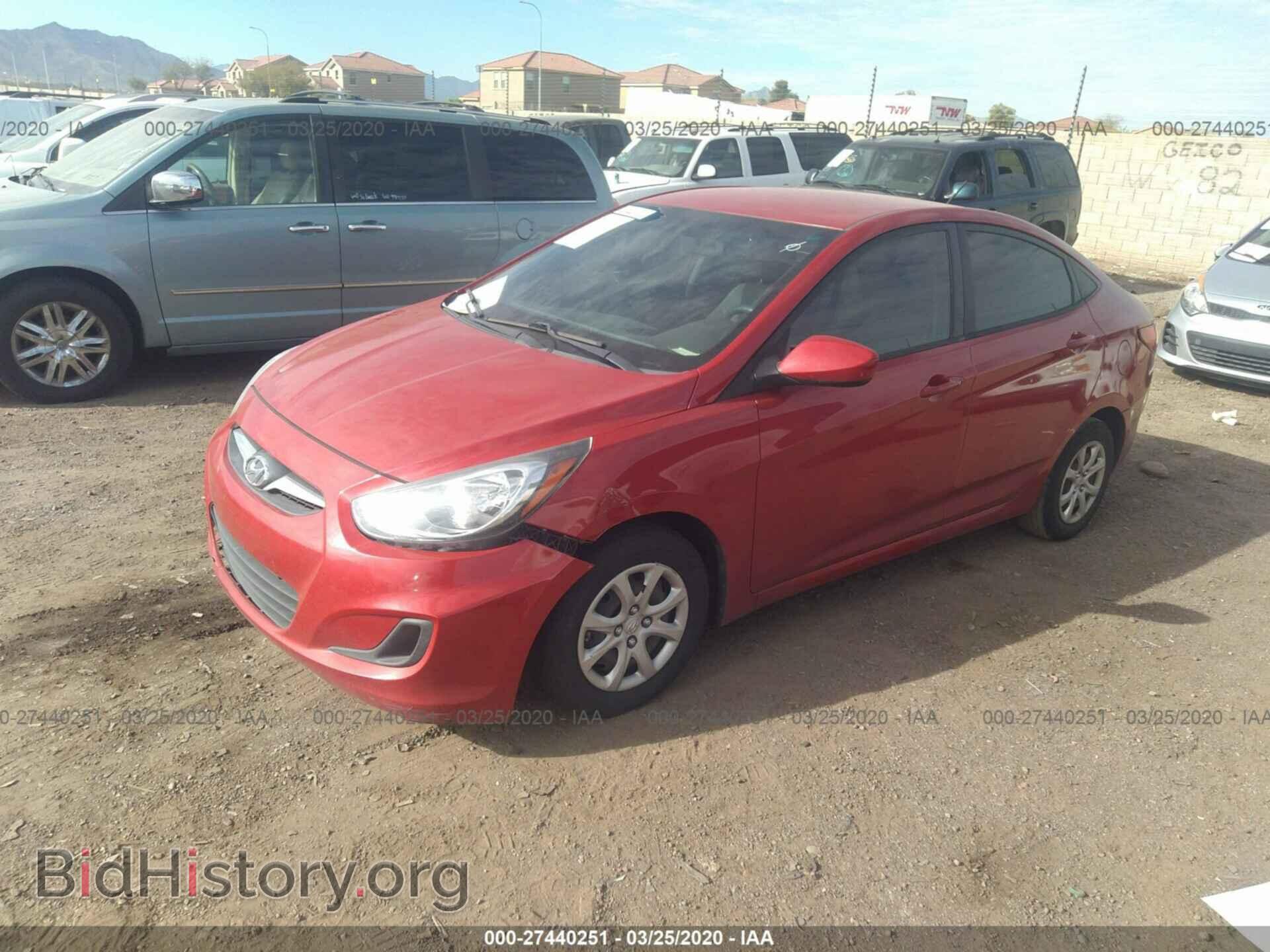 2013 HYUNDAI ACCENT - VIN: KMHCT4AE0DU548032 - Фото 2