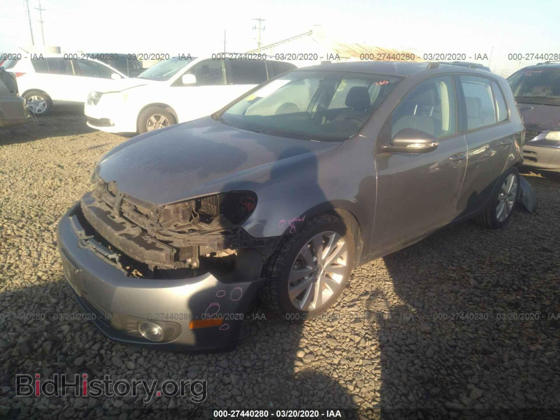 2014 VOLKSWAGEN GOLF - VIN: WVWNM7AJ7EW006604 - Фото 2