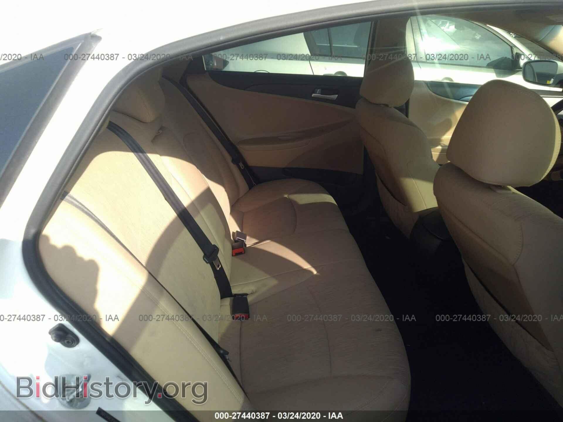2012 HYUNDAI SONATA - VIN: 5NPEB4AC3CH381950 - Фото 8