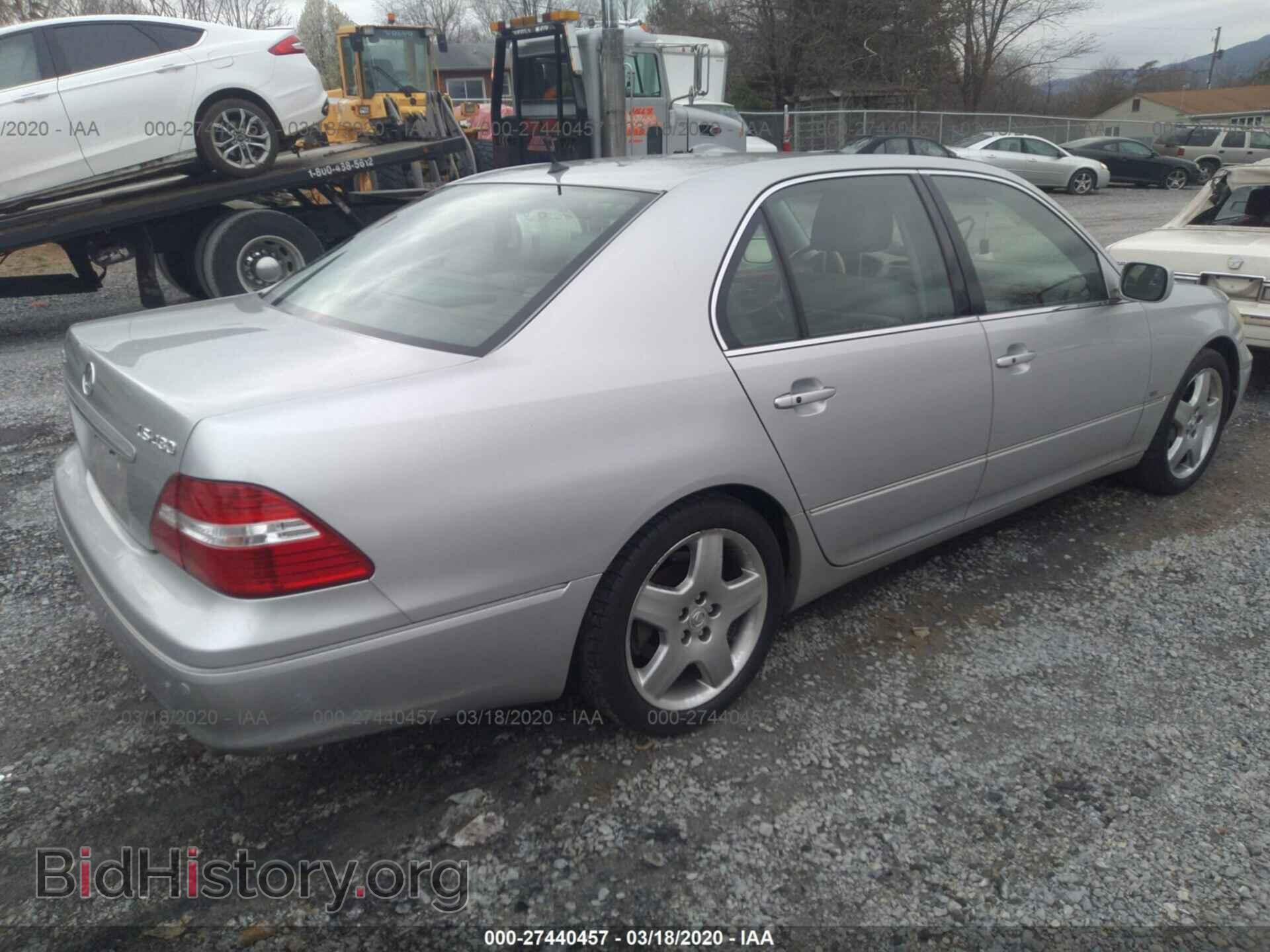 2004 LEXUS LS - VIN: JTHBN36F640147158 - Фото 4