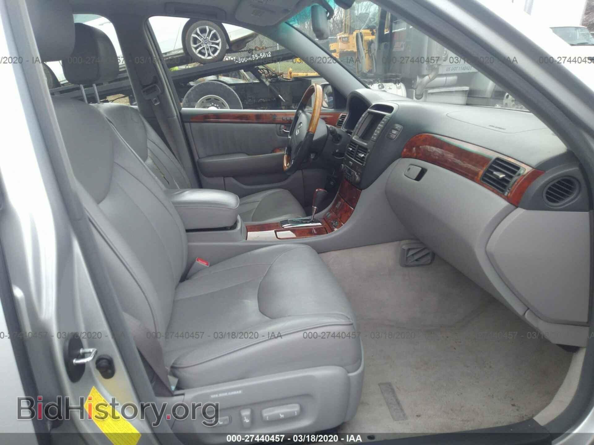 2004 LEXUS LS - VIN: JTHBN36F640147158 - Фото 5