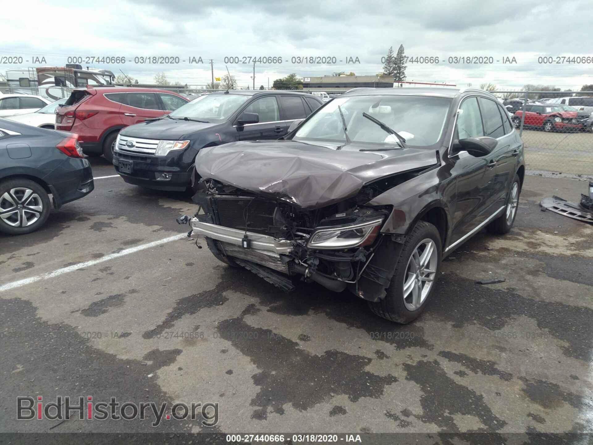 2014 AUDI Q5 - VIN: WA1LFAFP9EA104245 - Фото 2