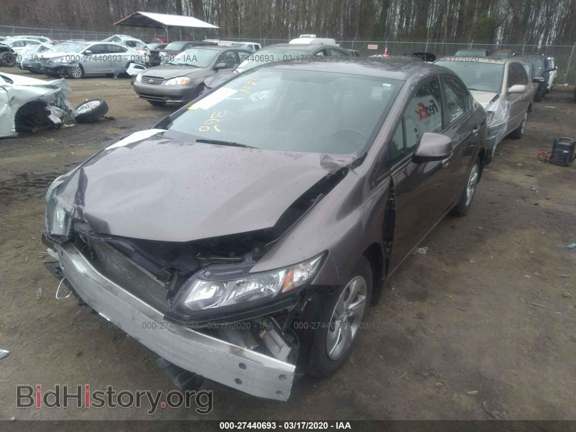 2013 HONDA CIVIC - VIN: 19XFB2F59DE292327 - Фото 2