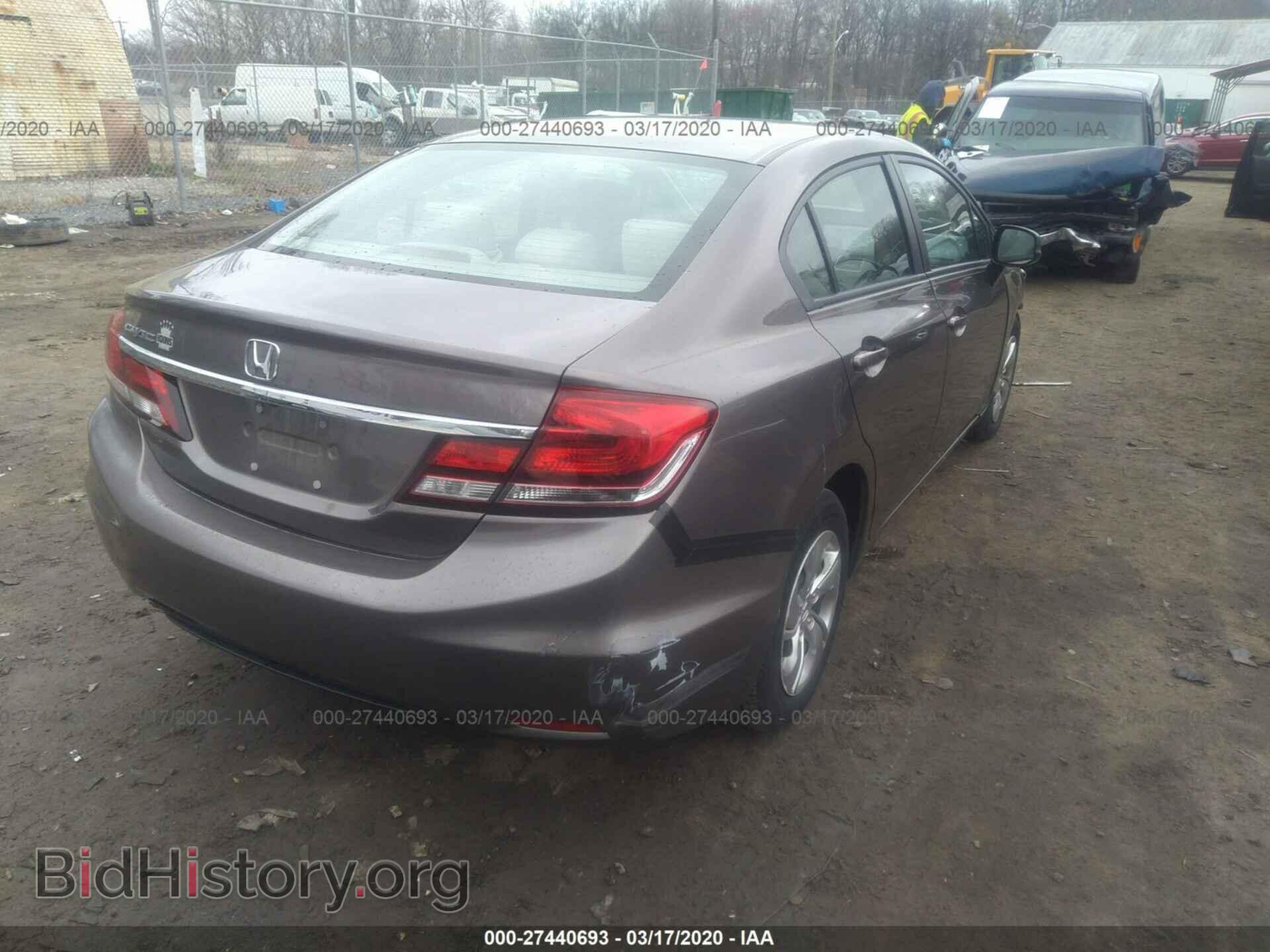 2013 HONDA CIVIC - VIN: 19XFB2F59DE292327 - Фото 4