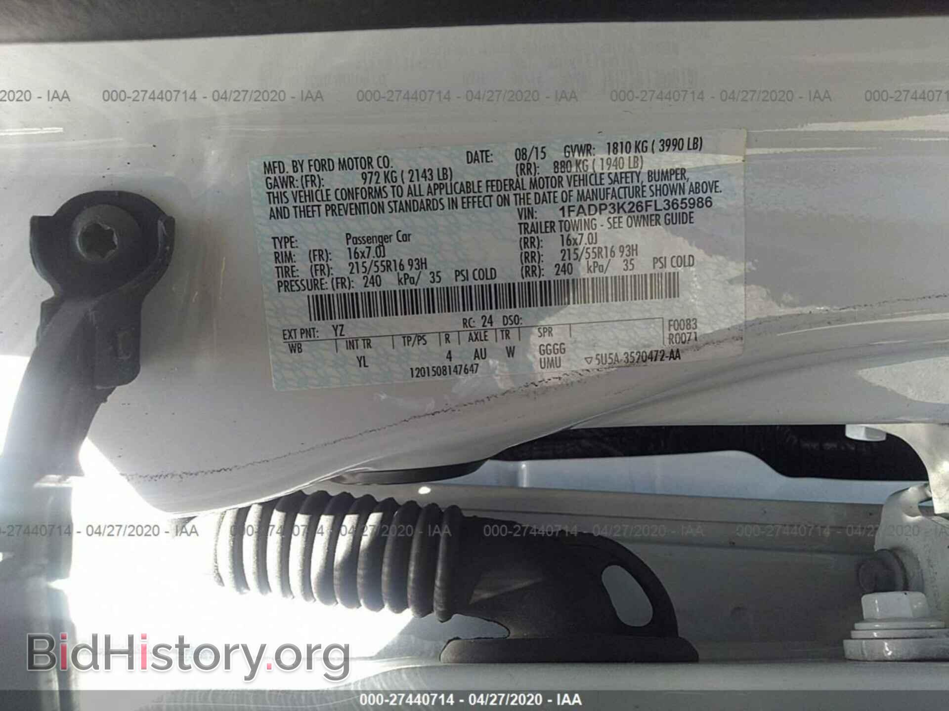 2015 FORD FOCUS - VIN: 1FADP3K26FL365986 - Photo 9
