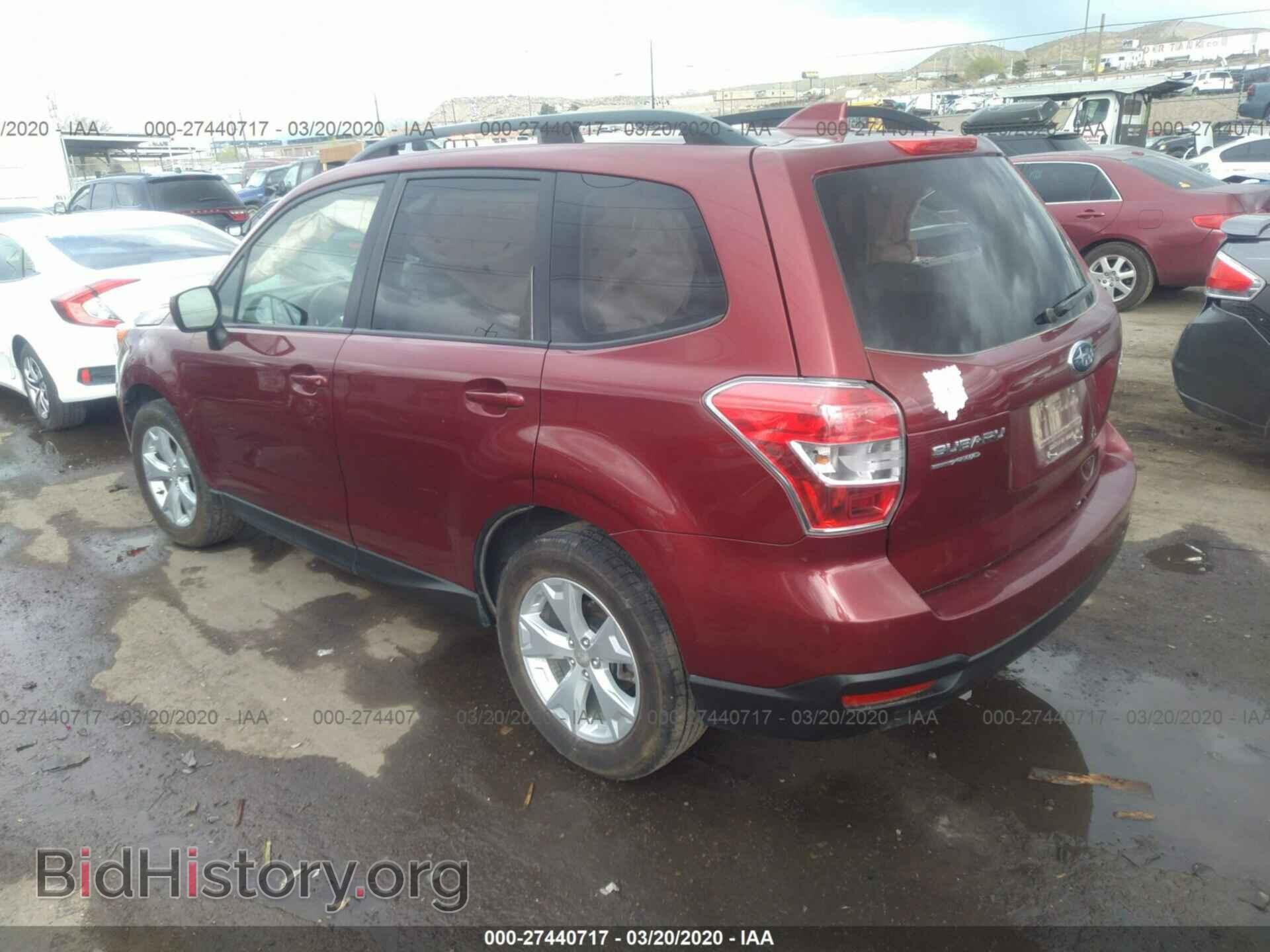 2016 SUBARU FORESTER - VIN: JF2SJADC8GH463775 - Фото 3