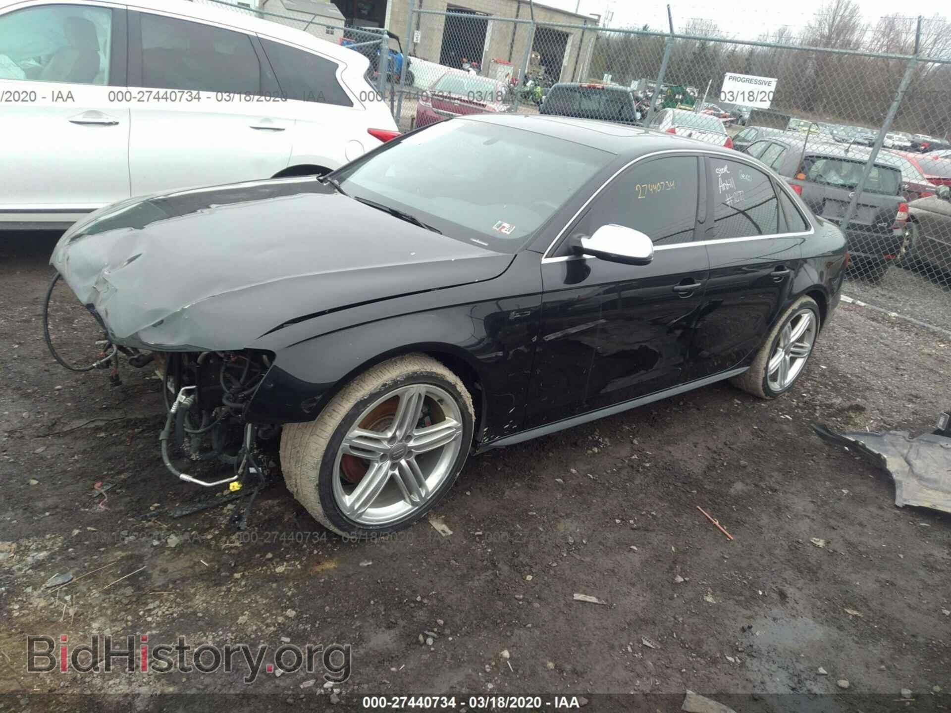 2014 AUDI S4 - VIN: WAUBGAFL5EA031206 - Фото 2
