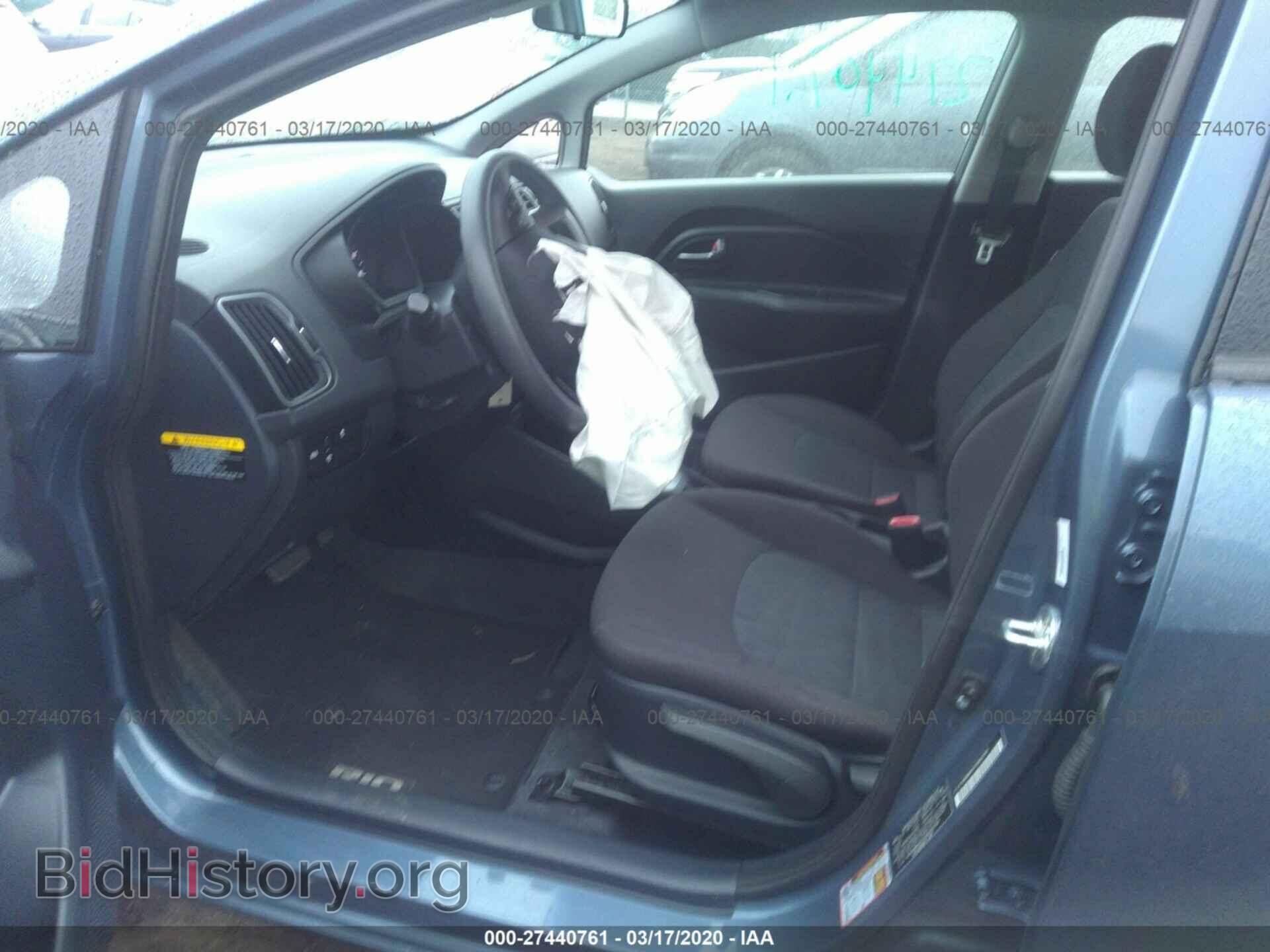 2016 KIA RIO - VIN: KNADM4A37G6659784 - Фото 5