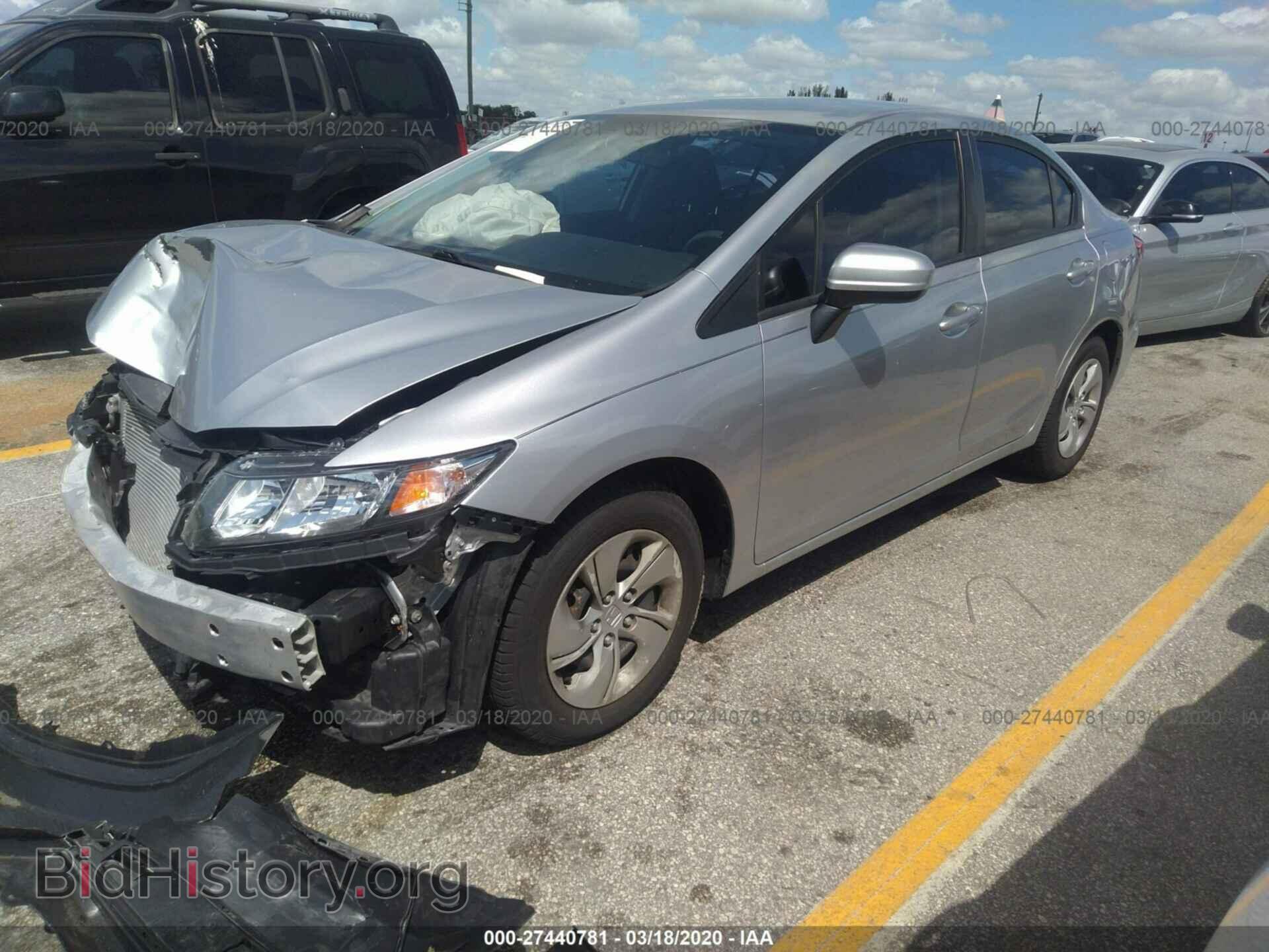 2014 HONDA CIVIC - VIN: 19XFB2F50EE010139 - Фото 2