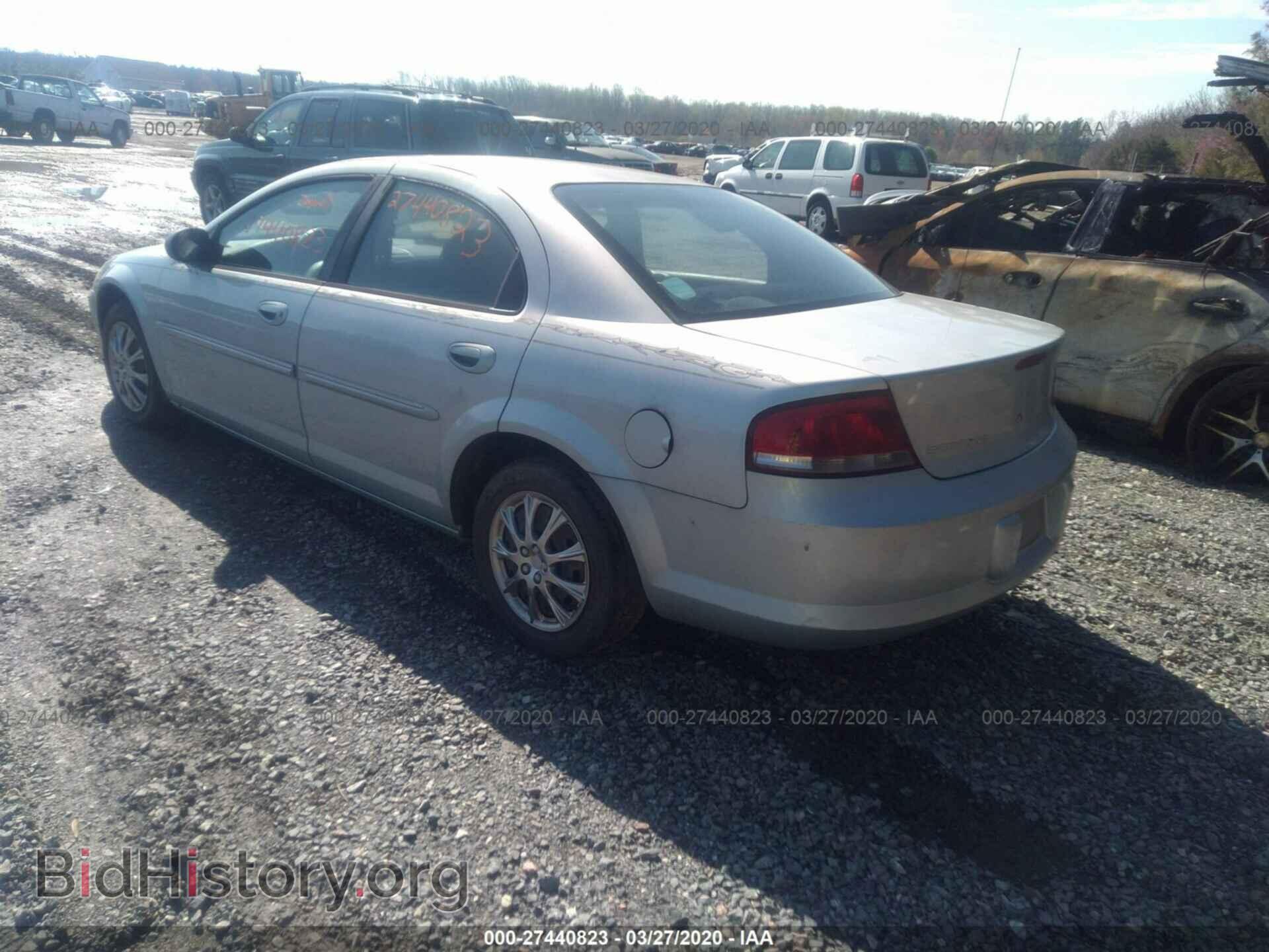 2001 CHRYSLER SEBRING - VIN: 1C3EL46X31N631648 - Фото 3